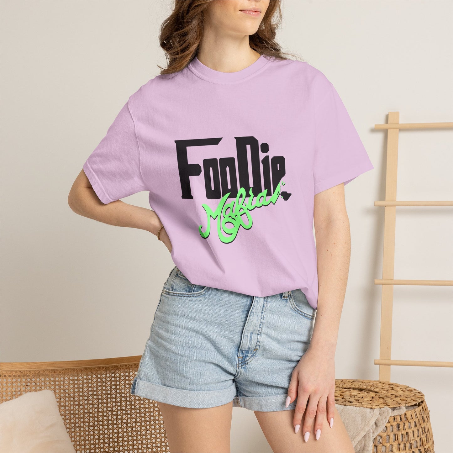 L.O.E.F Foodie Mafia Unisex Tee shirt (Mint Green)