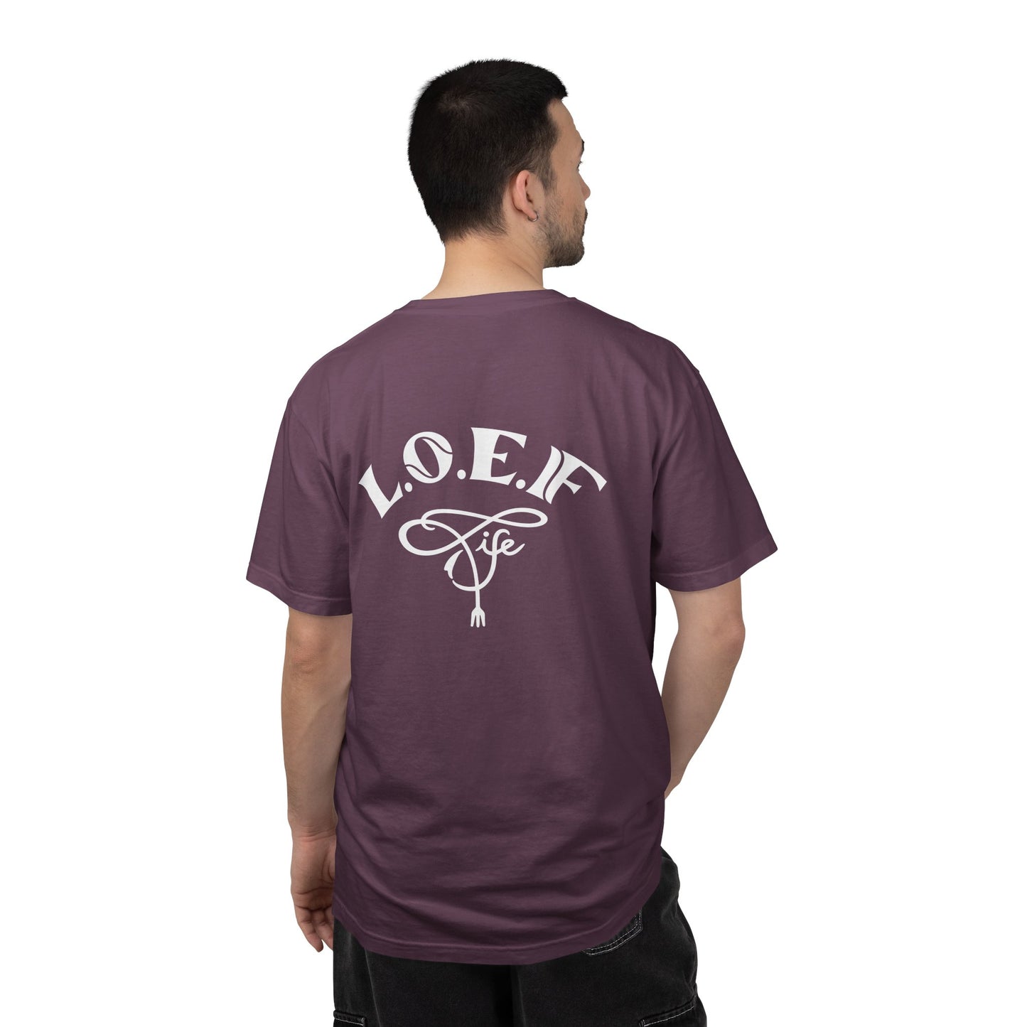 L.O.E.F Foodie Unisex Tee Shirt (Fuchsia)