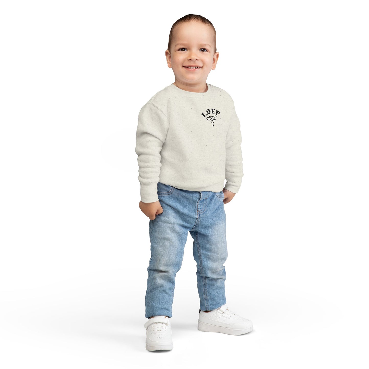L.O.E.F Foodie 4Life Baby Sweatshirt  (Black)