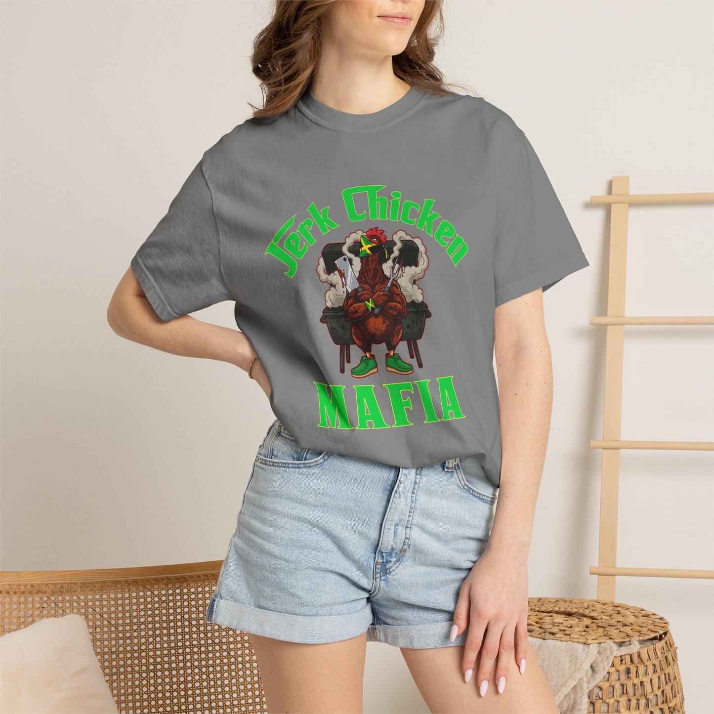 L.O.E.F Jerk Chicken Mafia Unisex Tee Shirt