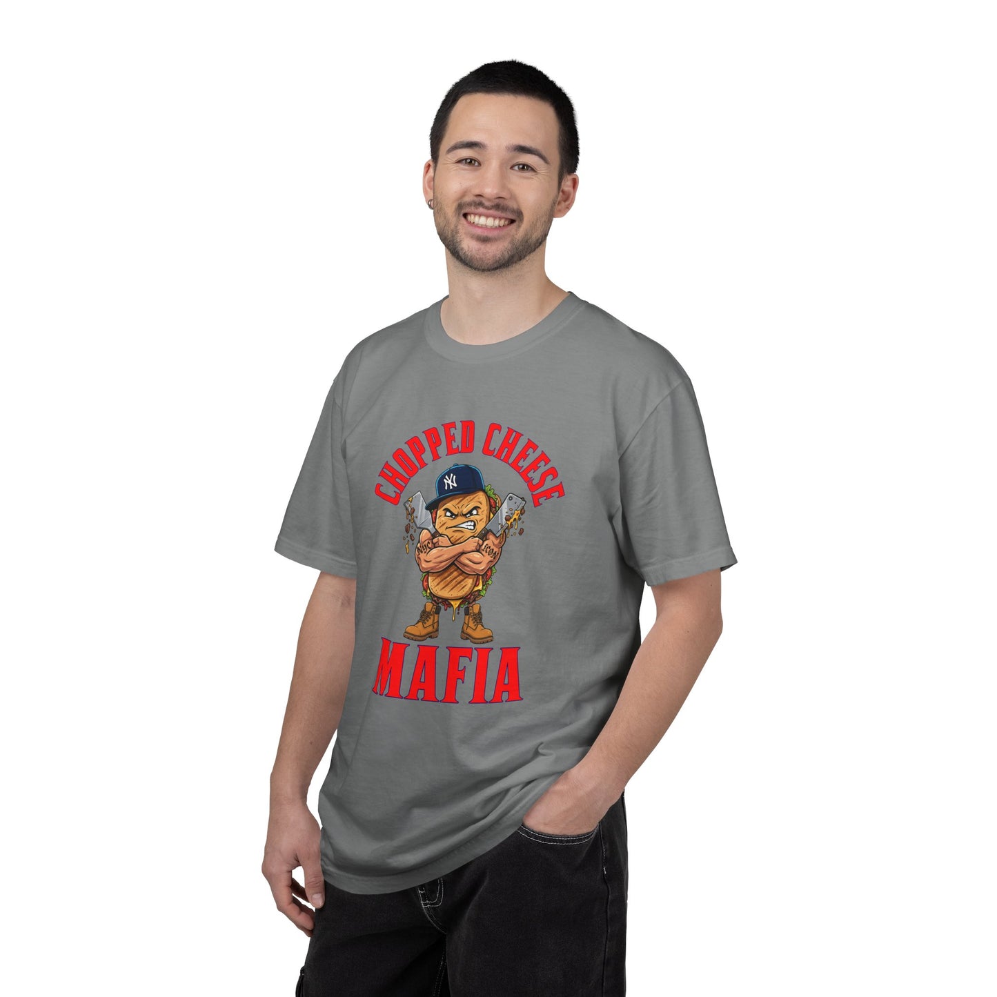 L.O.E.F Mafia Chopped Cheese Unisex Tee Shirt (Red)