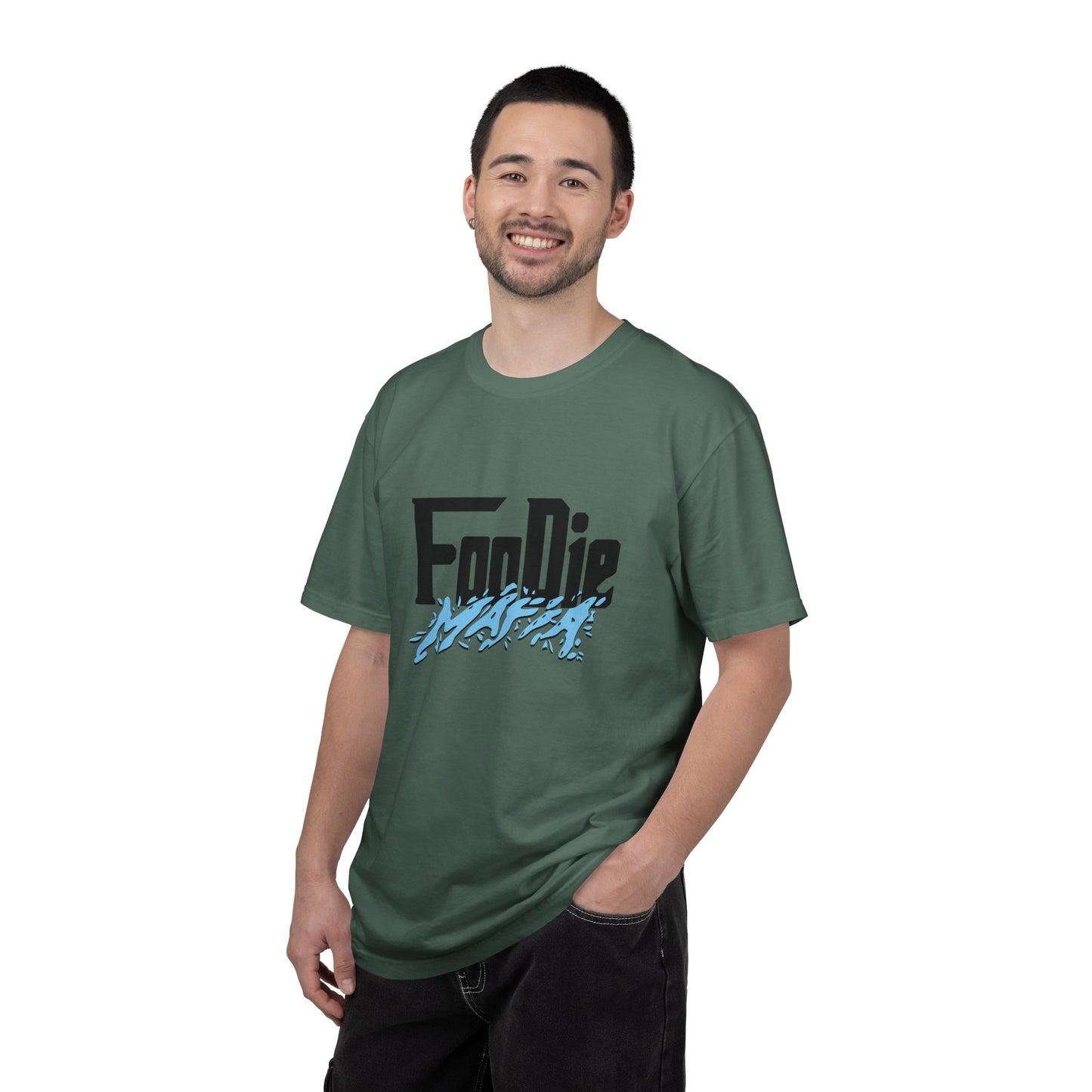 L.O.E.F Foodie Mafia Unisex Tee Shirt (Baby Blue)