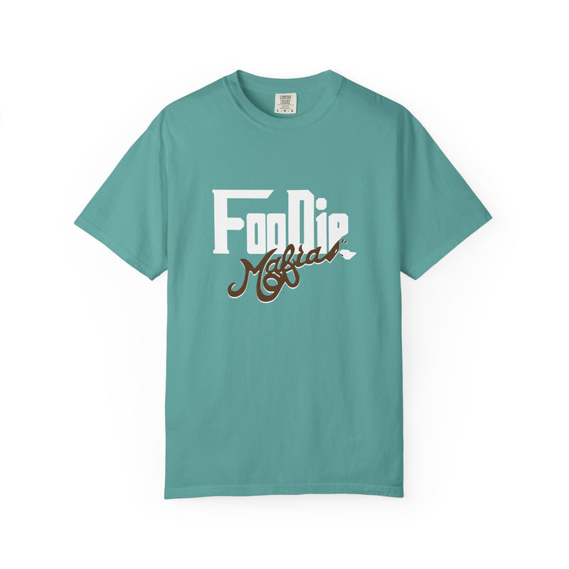 L.O.E.F White Foodie Mafia Unisex Tee shirt (Dark Brown)