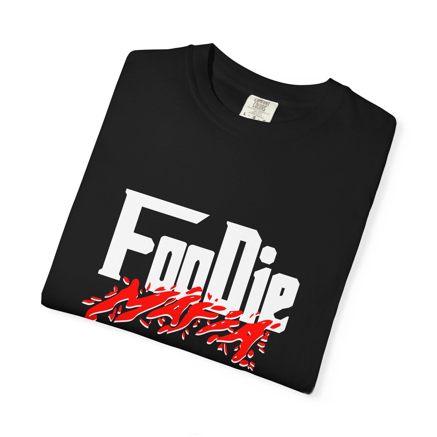 L.O.E.F White Foodie Mafia Unisex Tee shirt (Candy Apple Red)