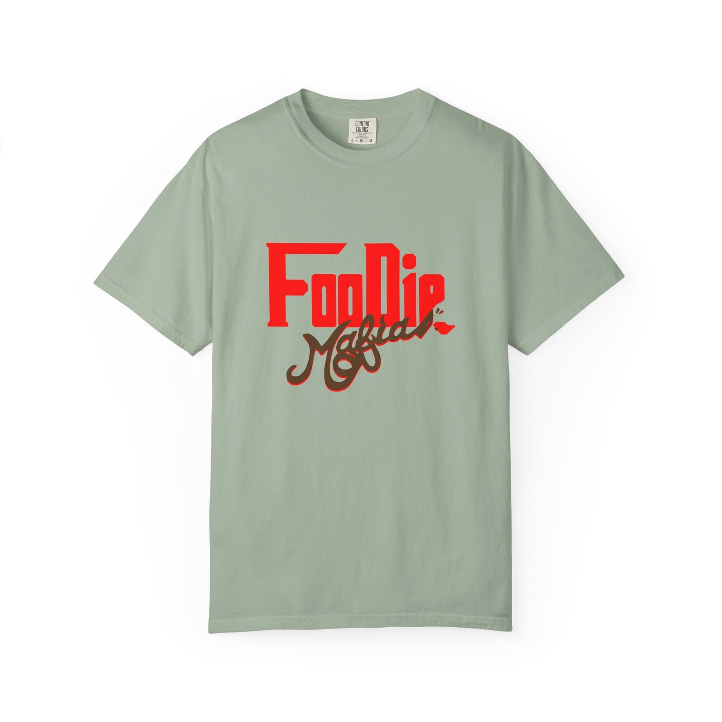 L.O.E.F Red Foodie Mafia Unisex Tee Shirt (Dark Brown)