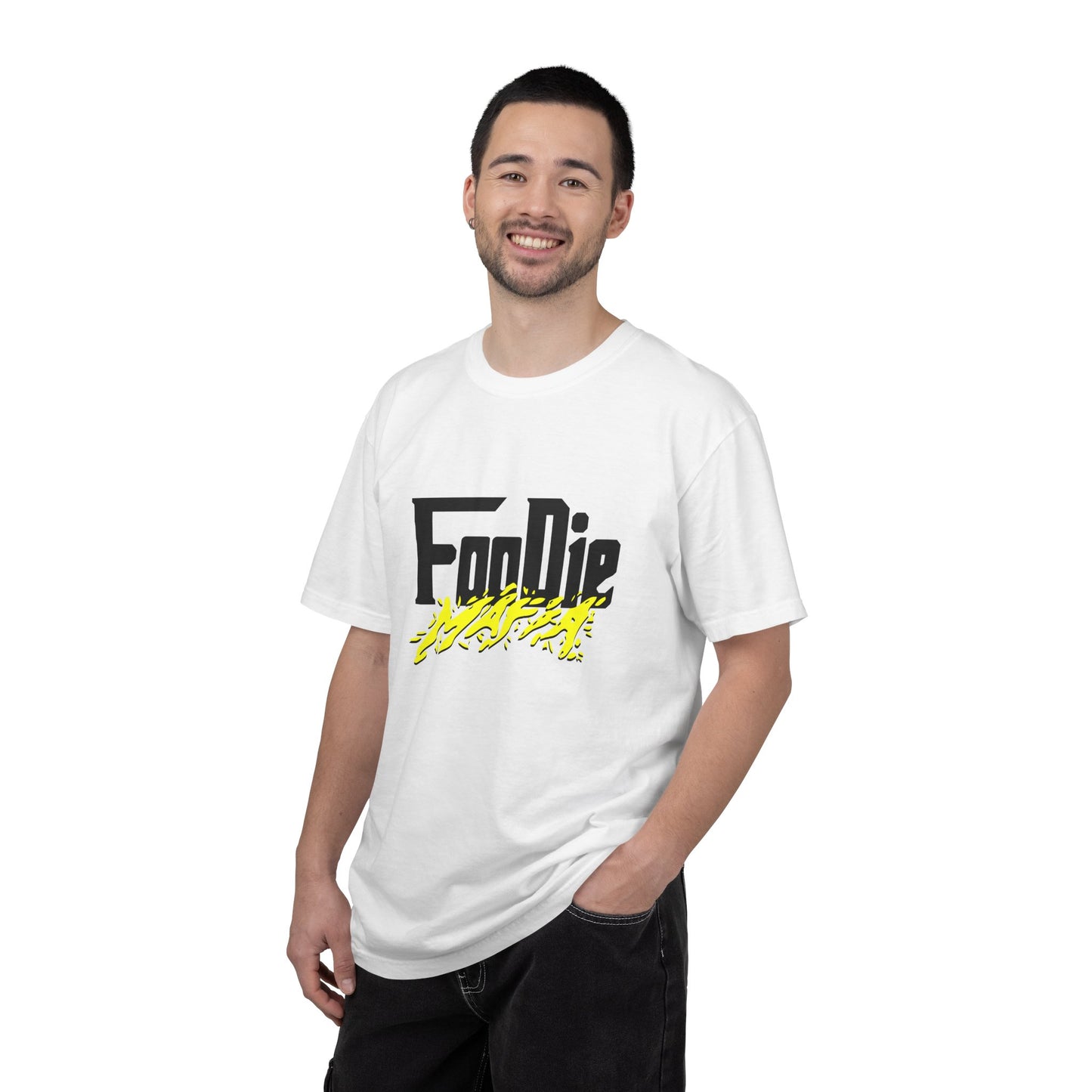 L.O.E.F Foodie Mafia Unisex Tee Shirt (Bright Yellow)