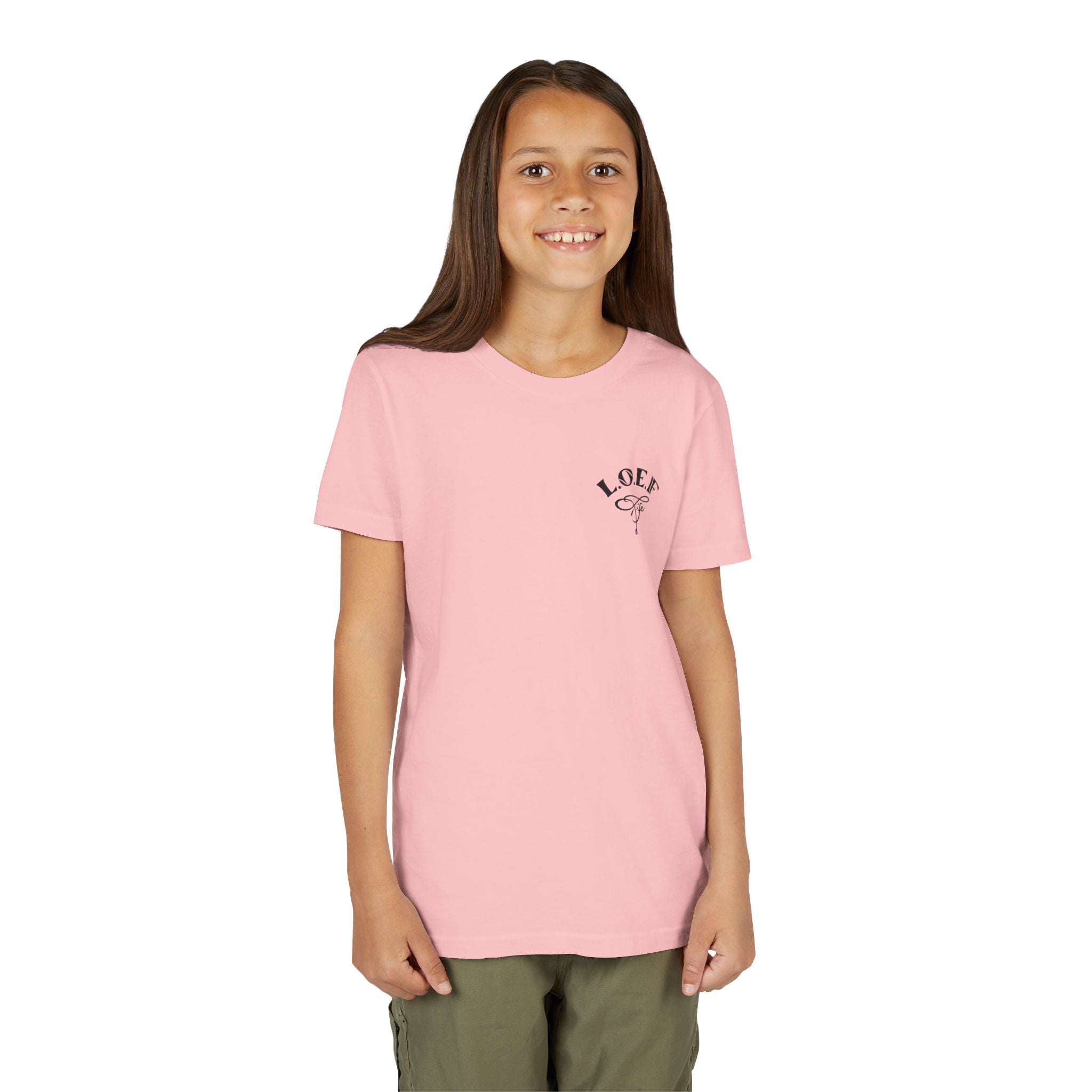 L.O.E.F Foodie 4Life Young Short Sleeve Tee (Black)