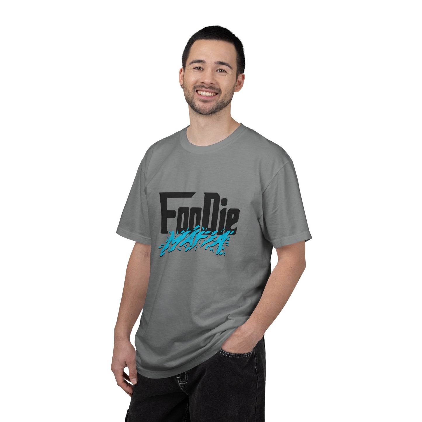 L.O.E.F Foodie Mafia Unisex Tee Shirt (Aqua Blue)