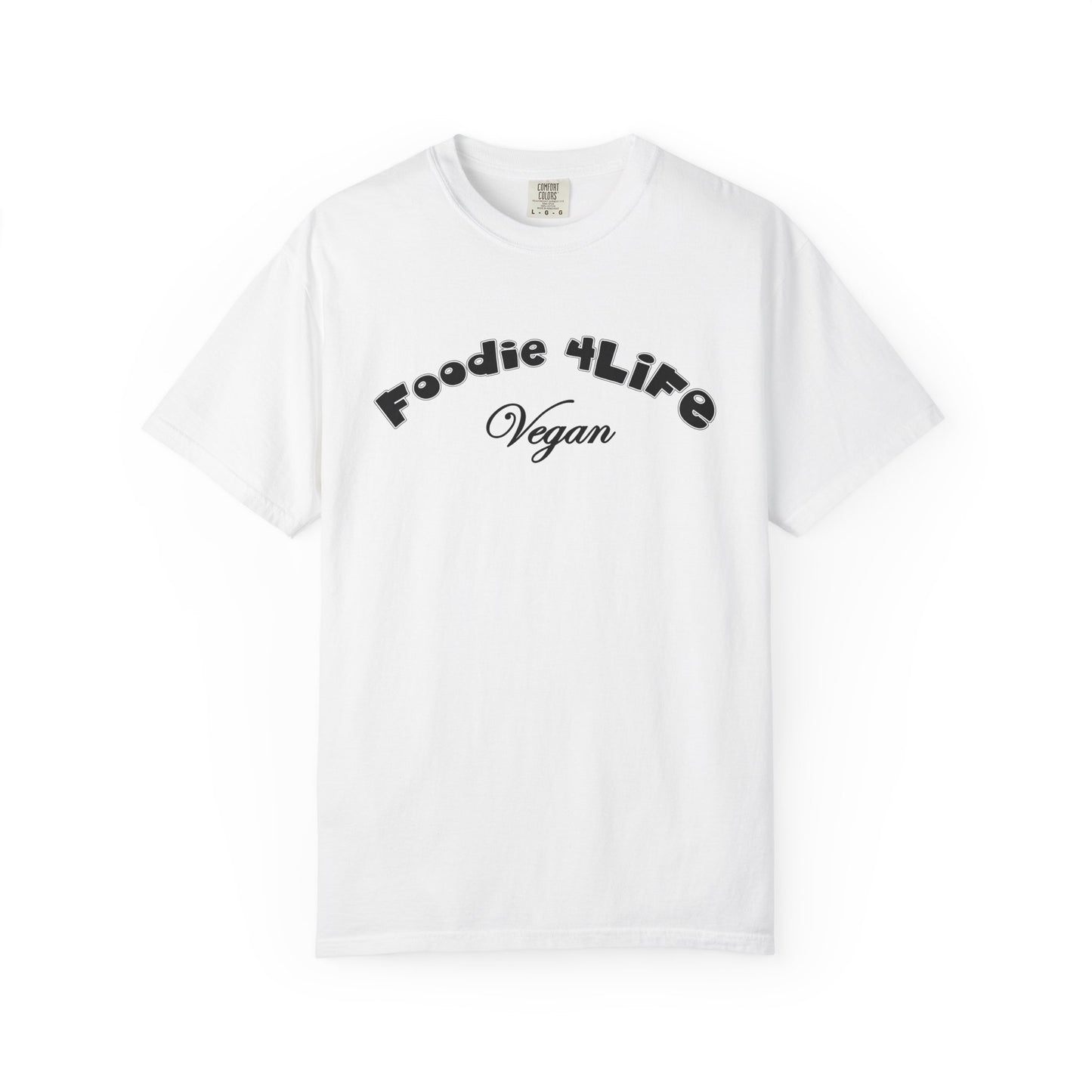 L.O.E.F Foodie 4Life Vegan Unisex Tee Shirt (Black)