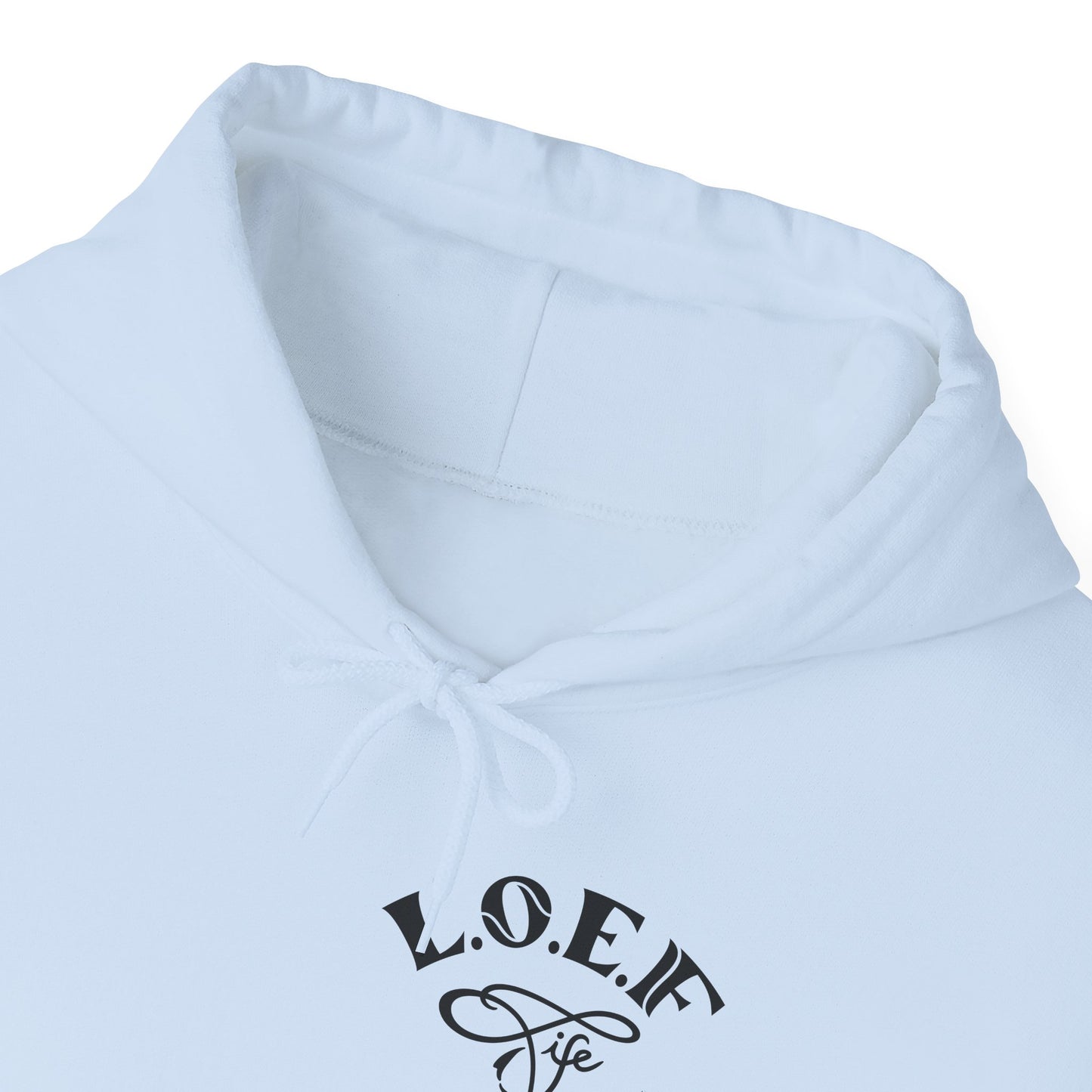 L.O.E.F Foodie 4Life Vegan Hoodie (Fuchsia)