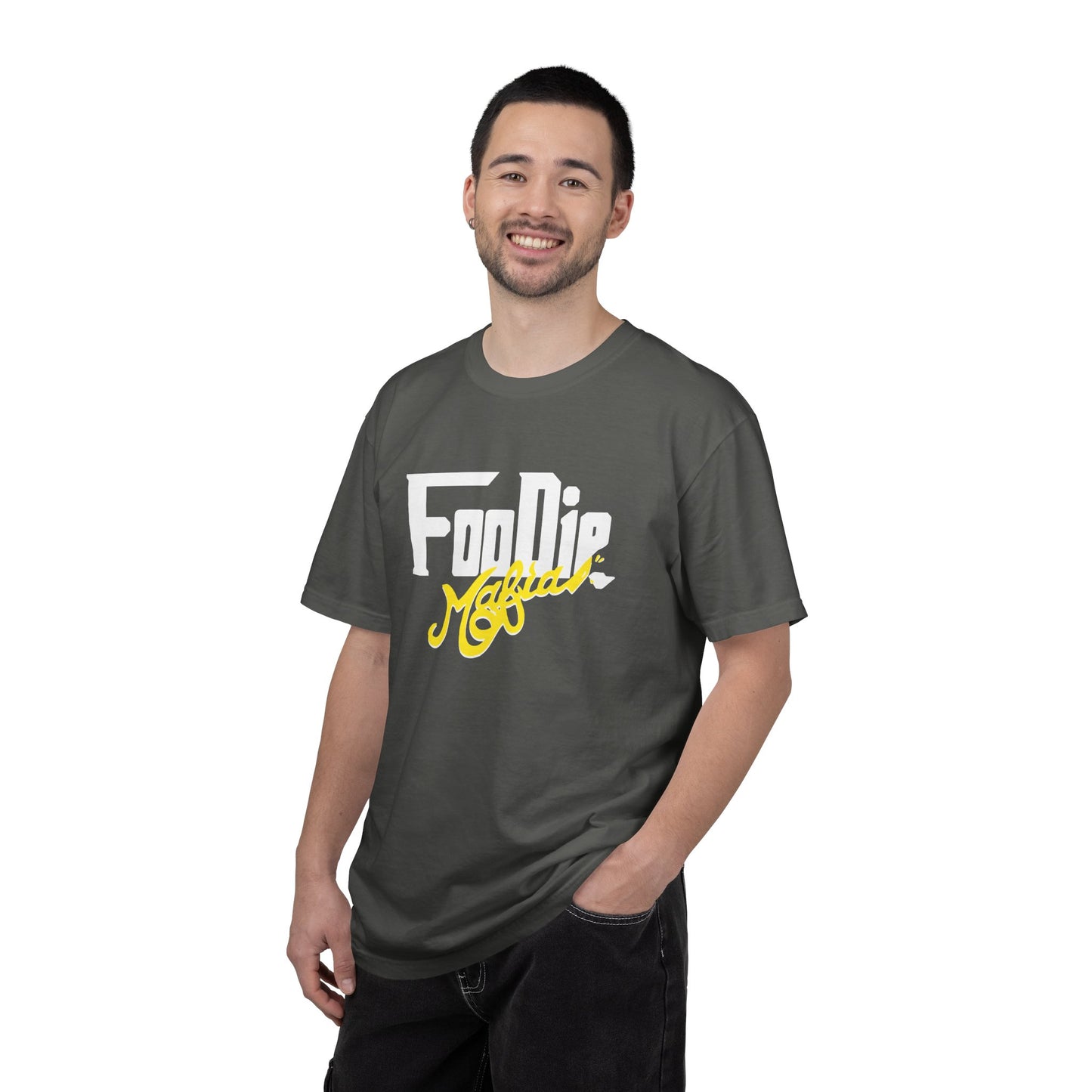 L.O.E.F Foodie Mafia Unisex Tee Shirt  (Yellow)