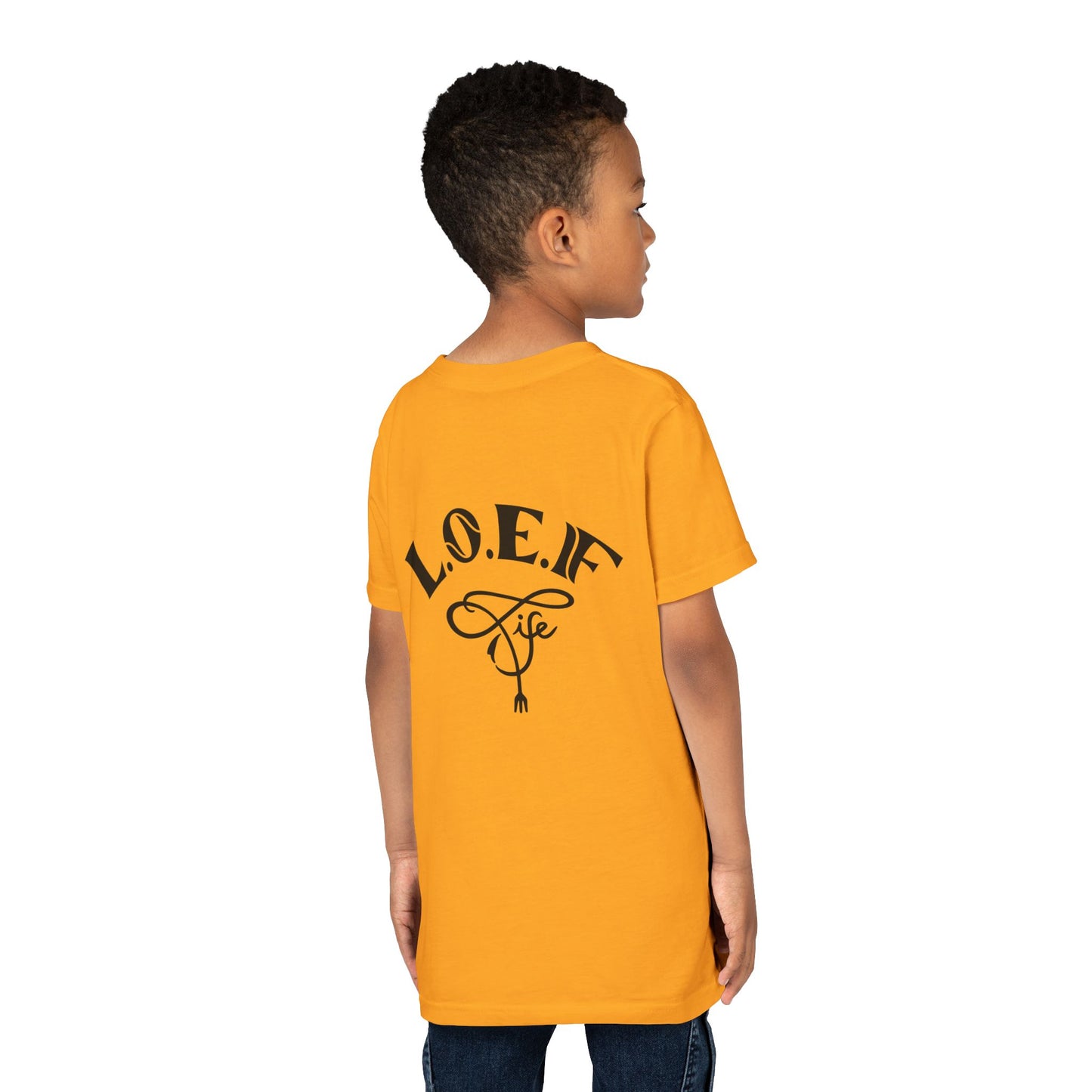 L.O.E.F Foodie 4Life Young Tee Shirt  (Violet)