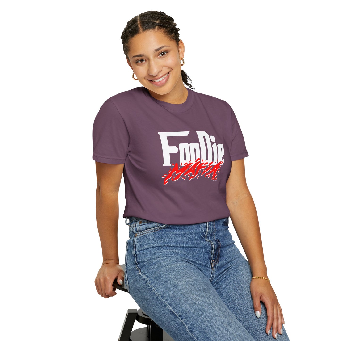 L.O.E.F Foodie Mafia Unisex Tee Shirt  (Red)