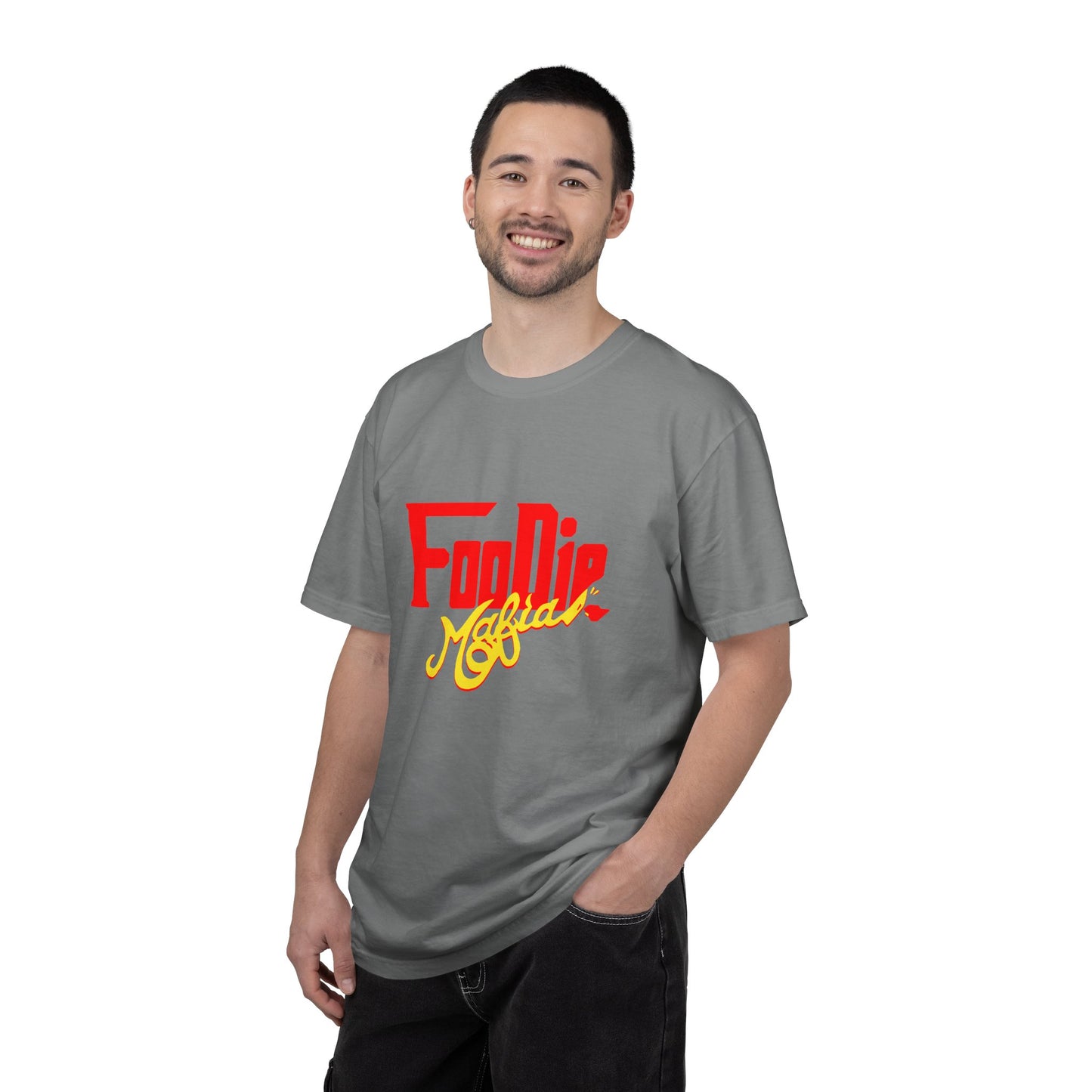 L.O.E.F Red Foodie Mafia Unisex Tee shirt (Bright Yellow)