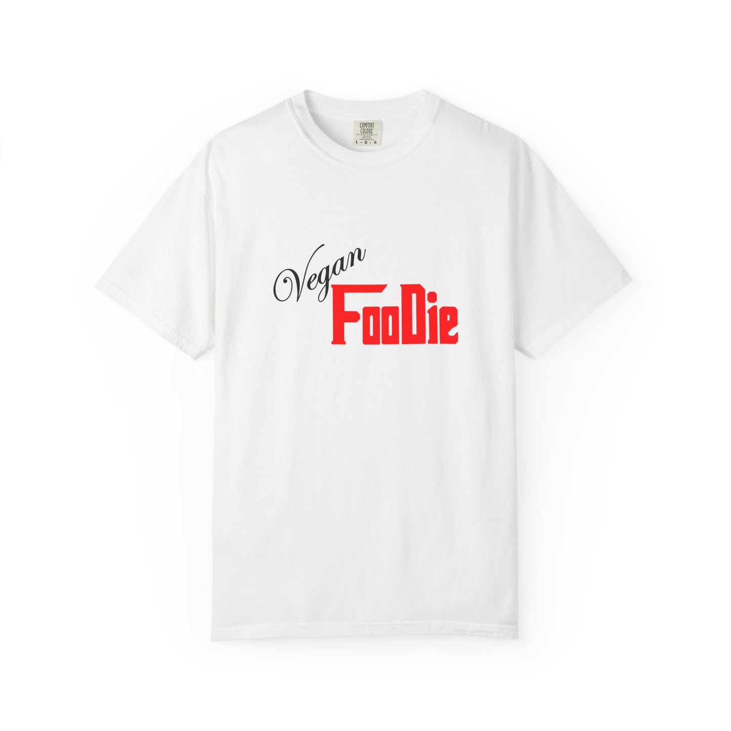 L.O.E.F Unisex Vegan Foodie Tee Shirt (Fiery Red)