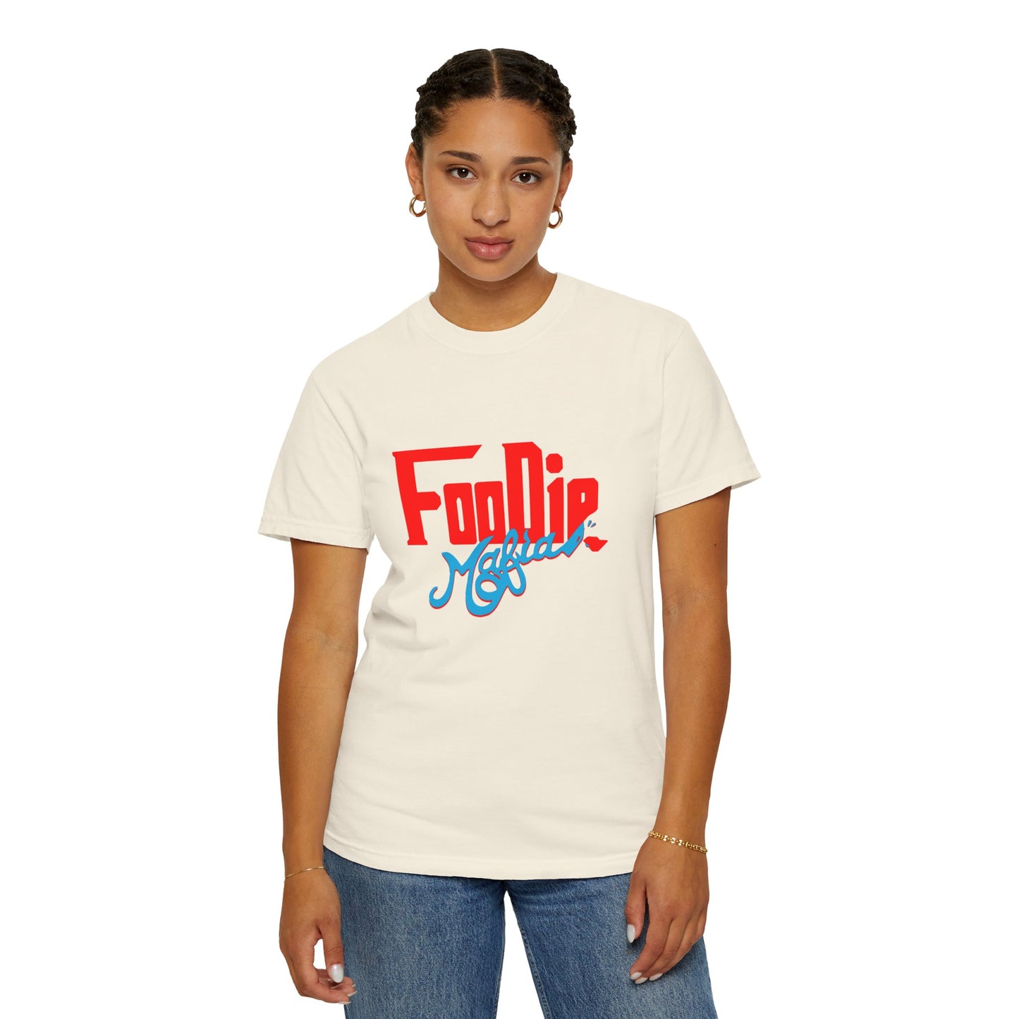 L.O.E.F Red Foodie Mafia Unisex Tee Shirt (Sky Blue)