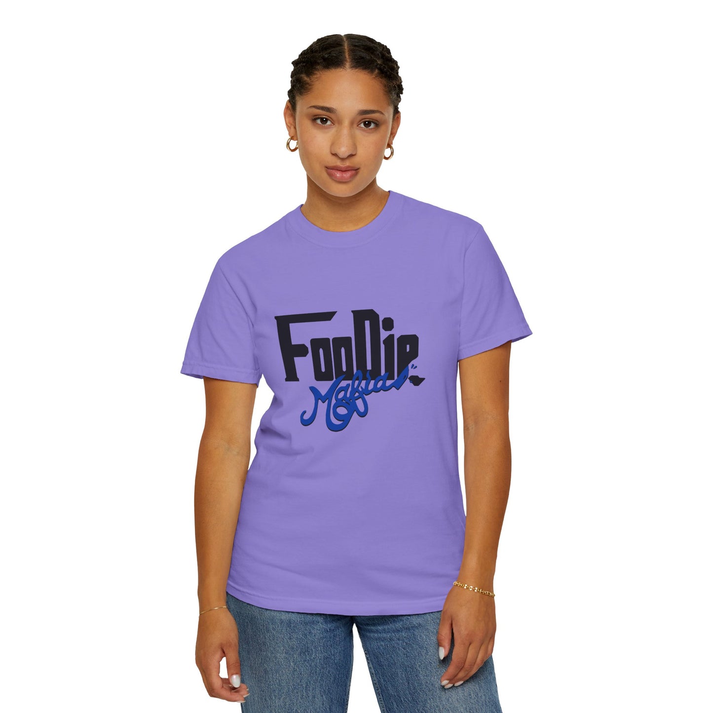 L.O.E.F Foodie Mafia Unisex Tee shirt (Cobalt Blue)