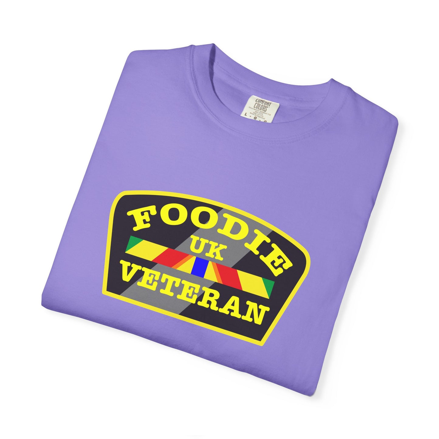 L.O.E.F Foodie Veteran UK Unisex Tee Shirt (Yellow)