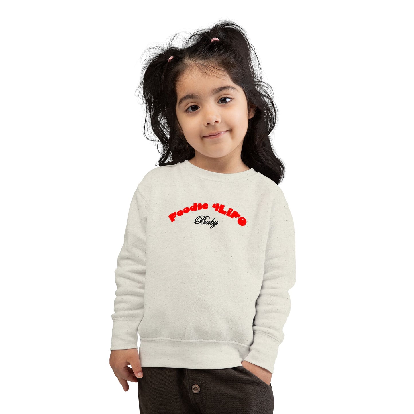 L.O.E.F Foodie 4Life Baby Sweatshirt  (Fiery Red)