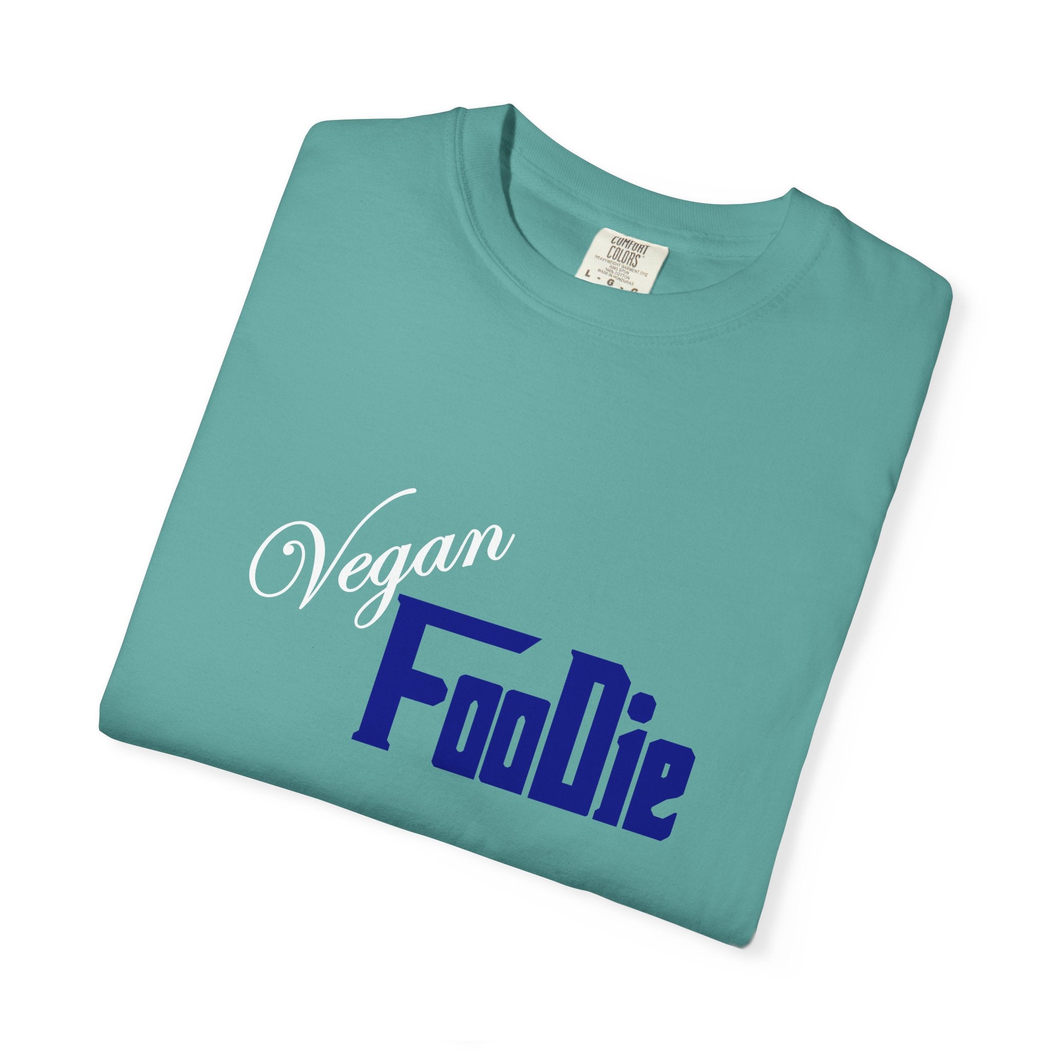 L.O.E.F Unisex Vegan Foodie Tee Shirt (Dark Blue)