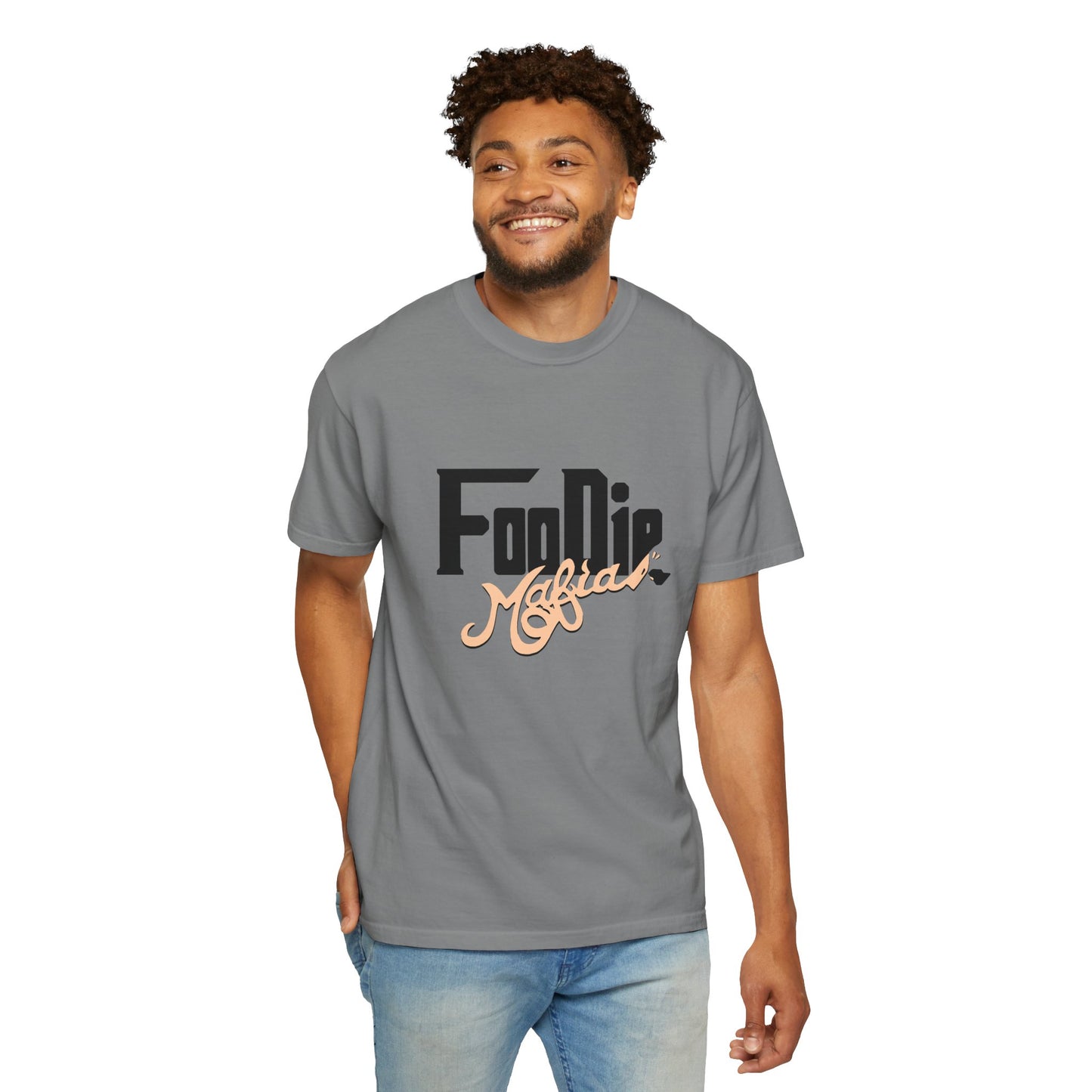 L.O.E.F Foodie Mafia Unisex Tee Shirt (Soft Yellow)