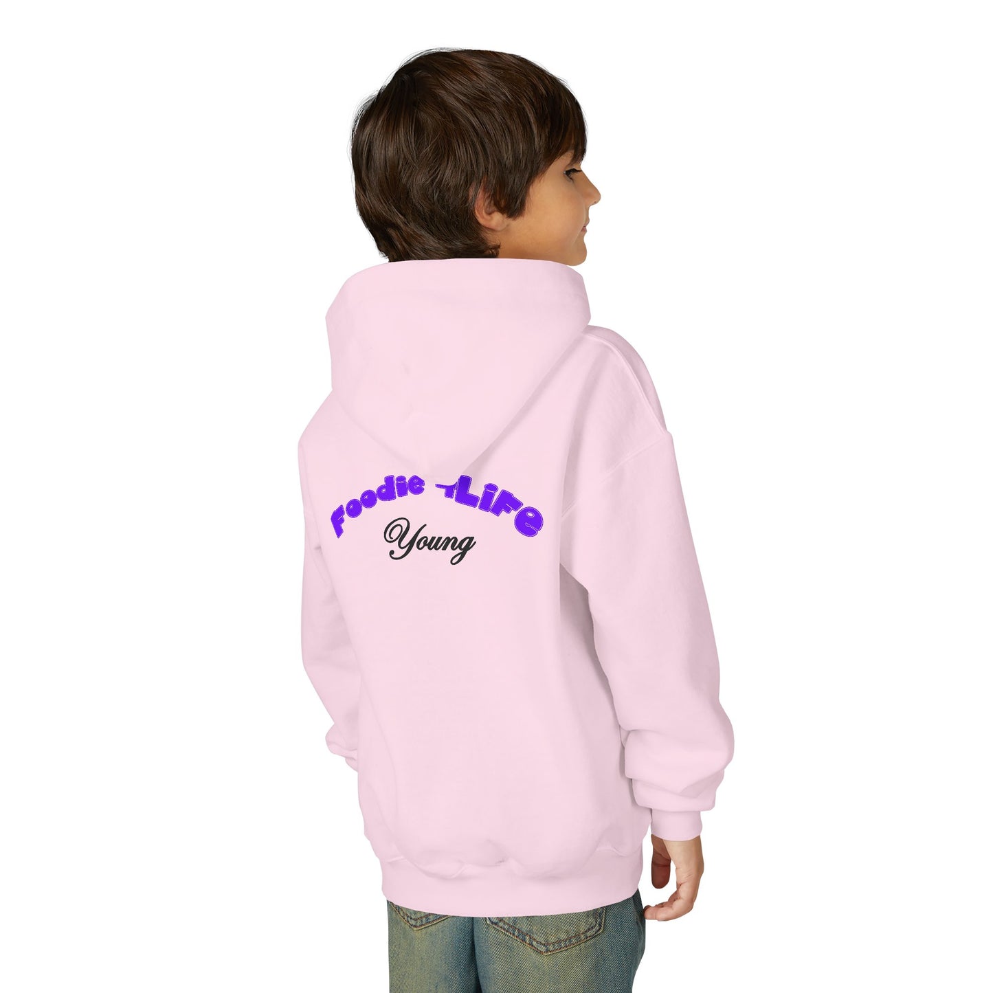 L.O.E.F Foodie 4Life Young Hoodie (Violet)