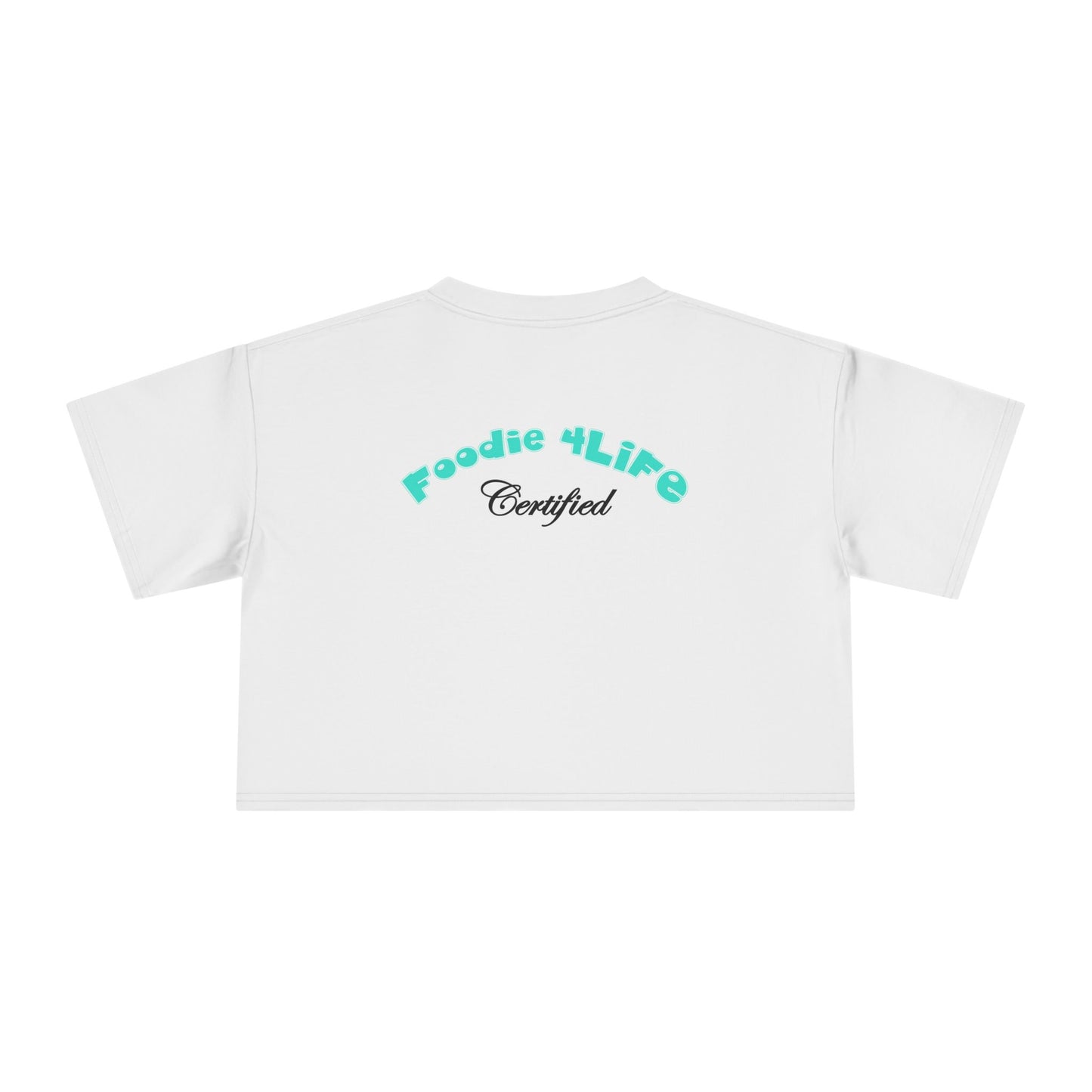 L.O.E.F Foodie 4Life Certified Crop Tee (Turquoise)