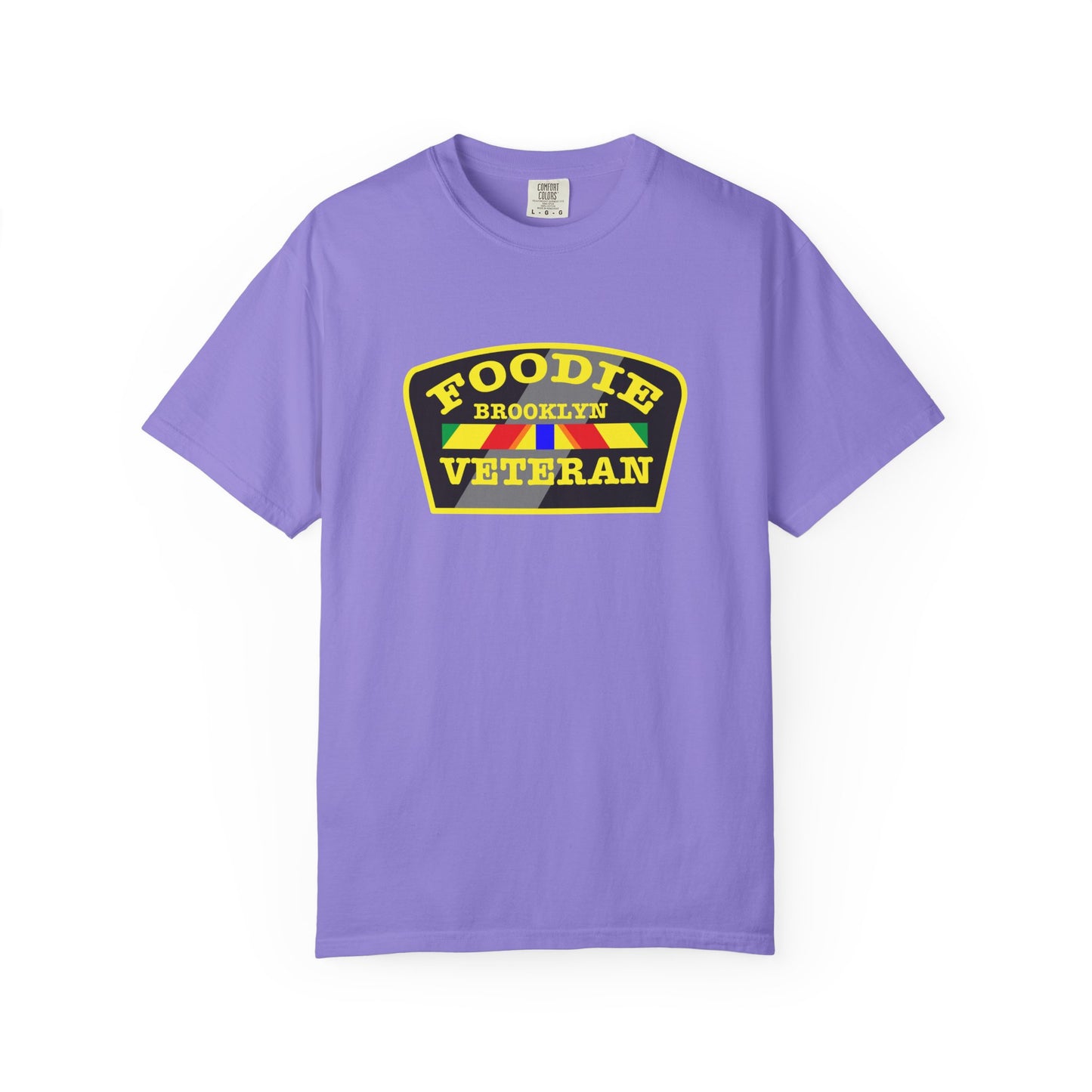 L.O.E.F Foodie Veteran BROOKLYN Unisex Tee Shirt (Yellow)