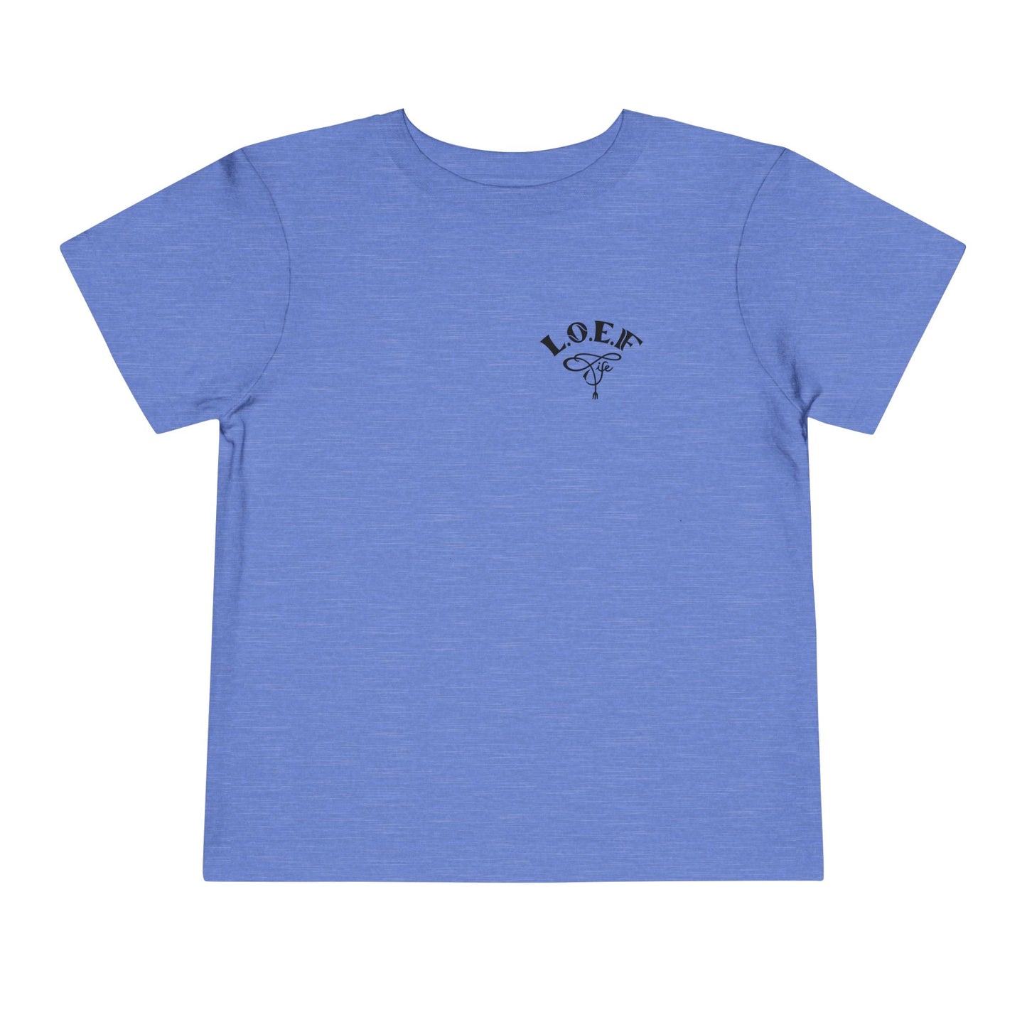L.O.E.F Foodie 4Life Baby Tee Shirt (Soft Pink)