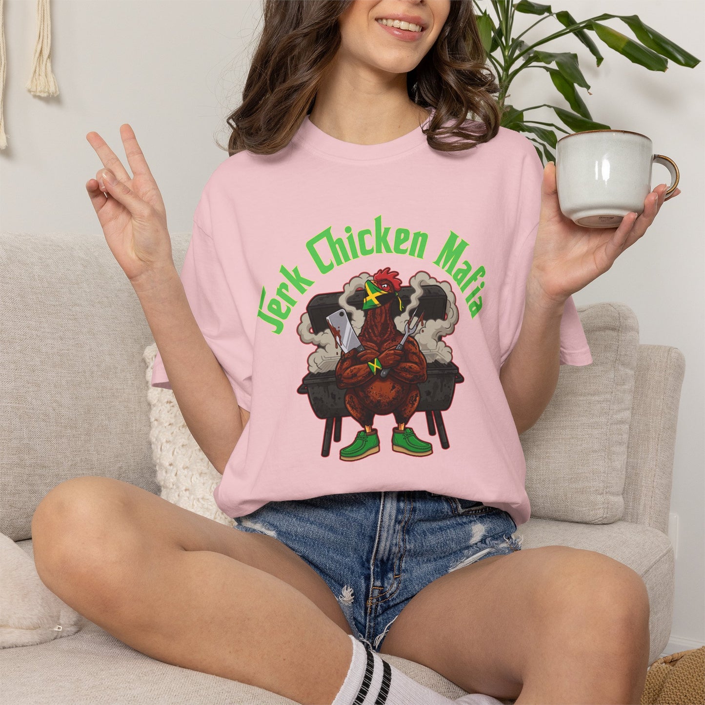 L.O.E.F Jerk Chicken Mafia Unisex Tee Shirt
