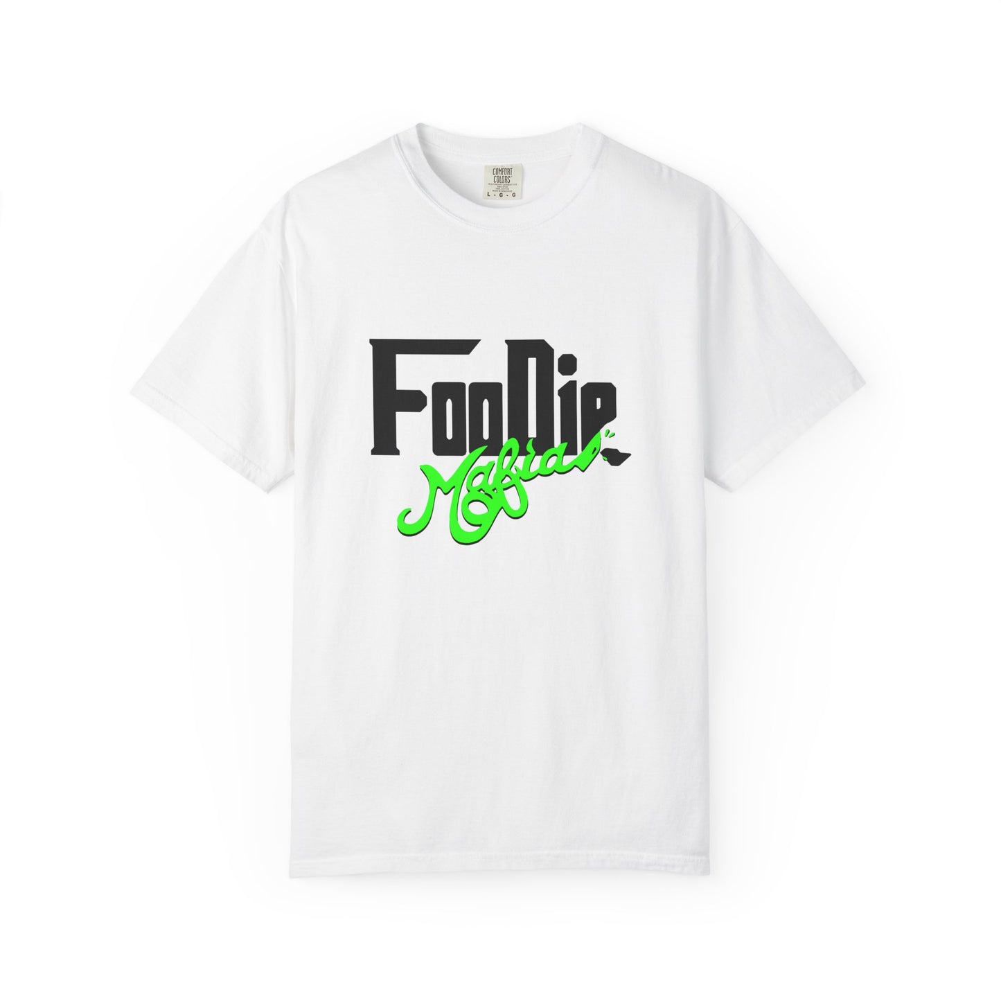 L.O.E.F Foodie Mafia Unisex Tee Shirt (Neon Green)