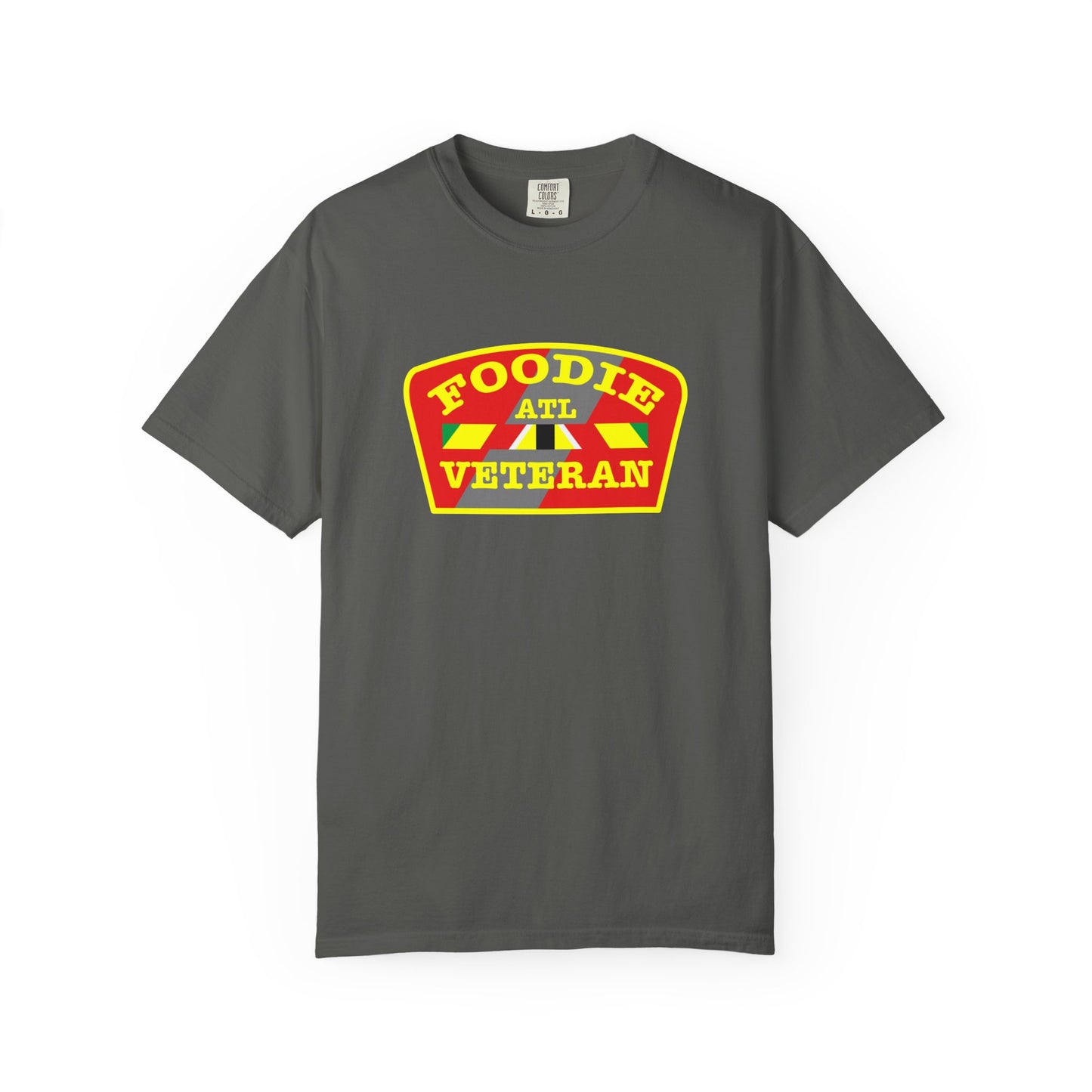 L.O.E.F Foodie Veteran ATL Unisex Tee Shirt (Yellow)
