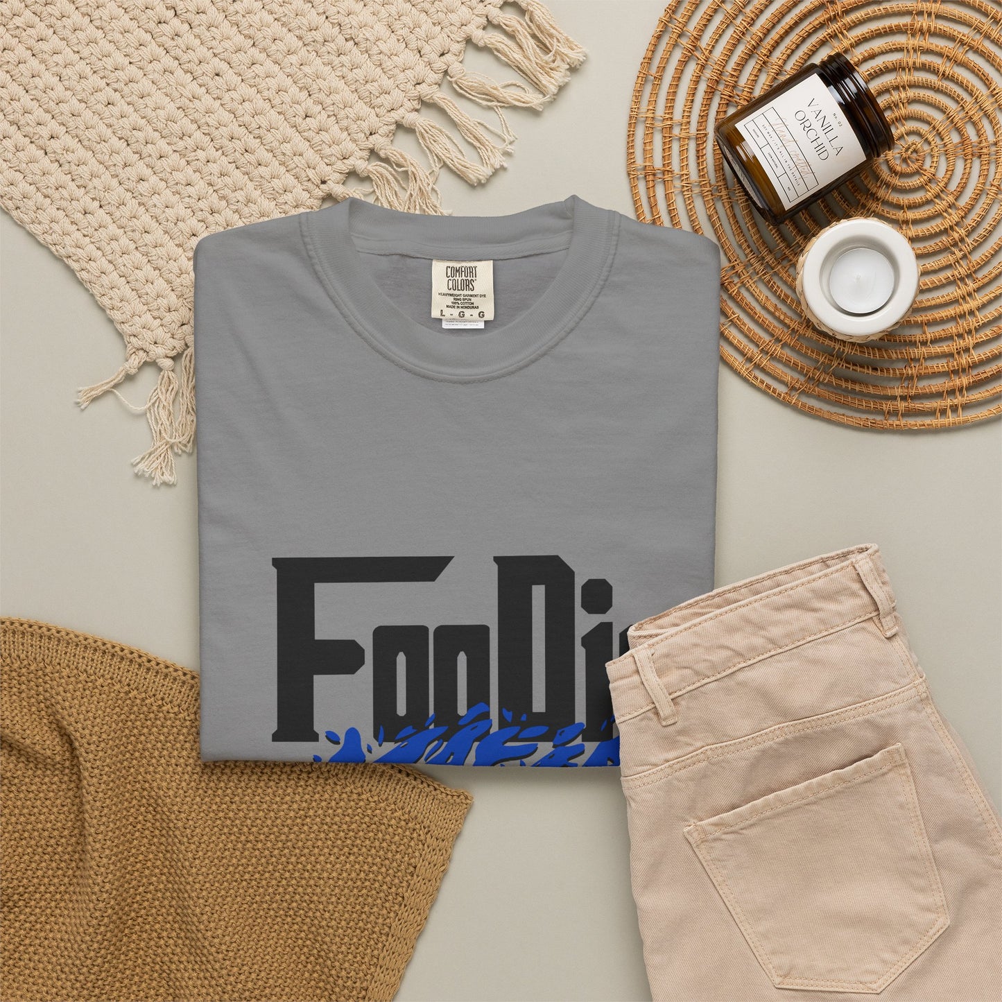 L.O.E.F Foodie Mafia Tee Shirt (Cobalt Blue)