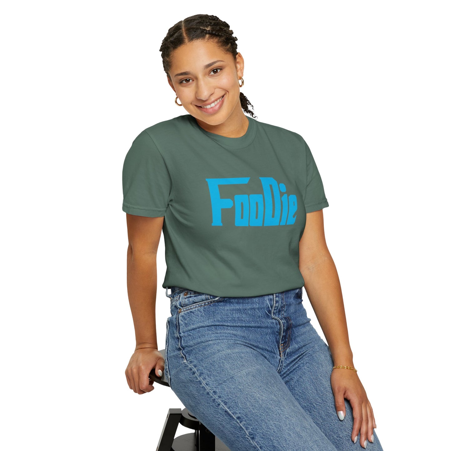 L.O.E.F Foodie Unisex Tee Shirt (Sky Blue)