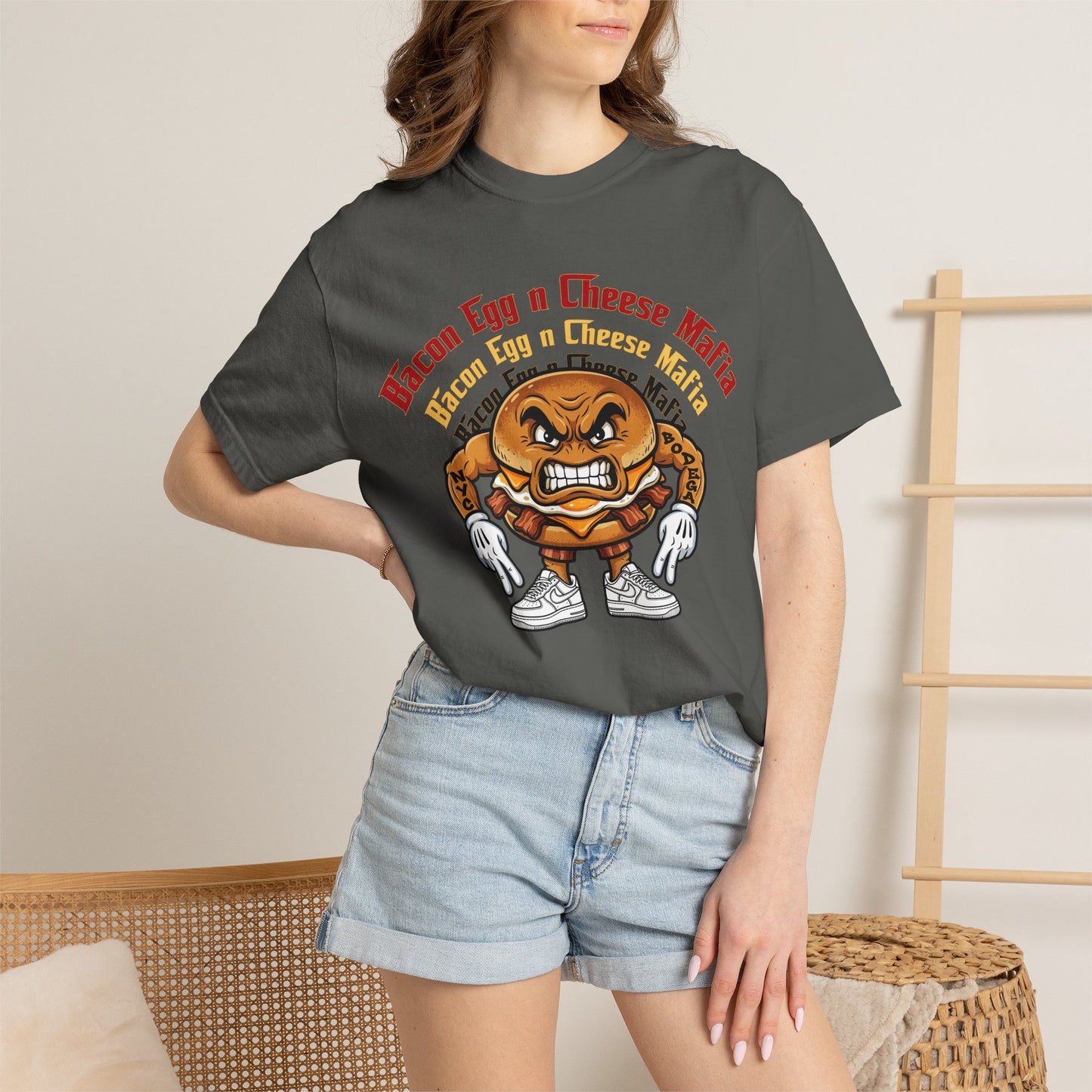 L.O.E.F Bacon Egg n Cheese Mafia Unisex Tee Shirt