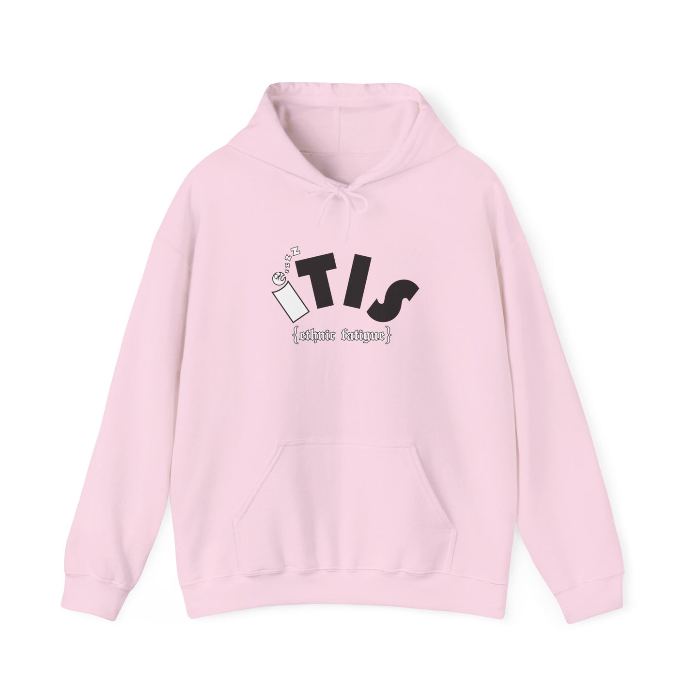 L.O.E.F ITIS Unisex Hooded Sweatshirt (White and Black)