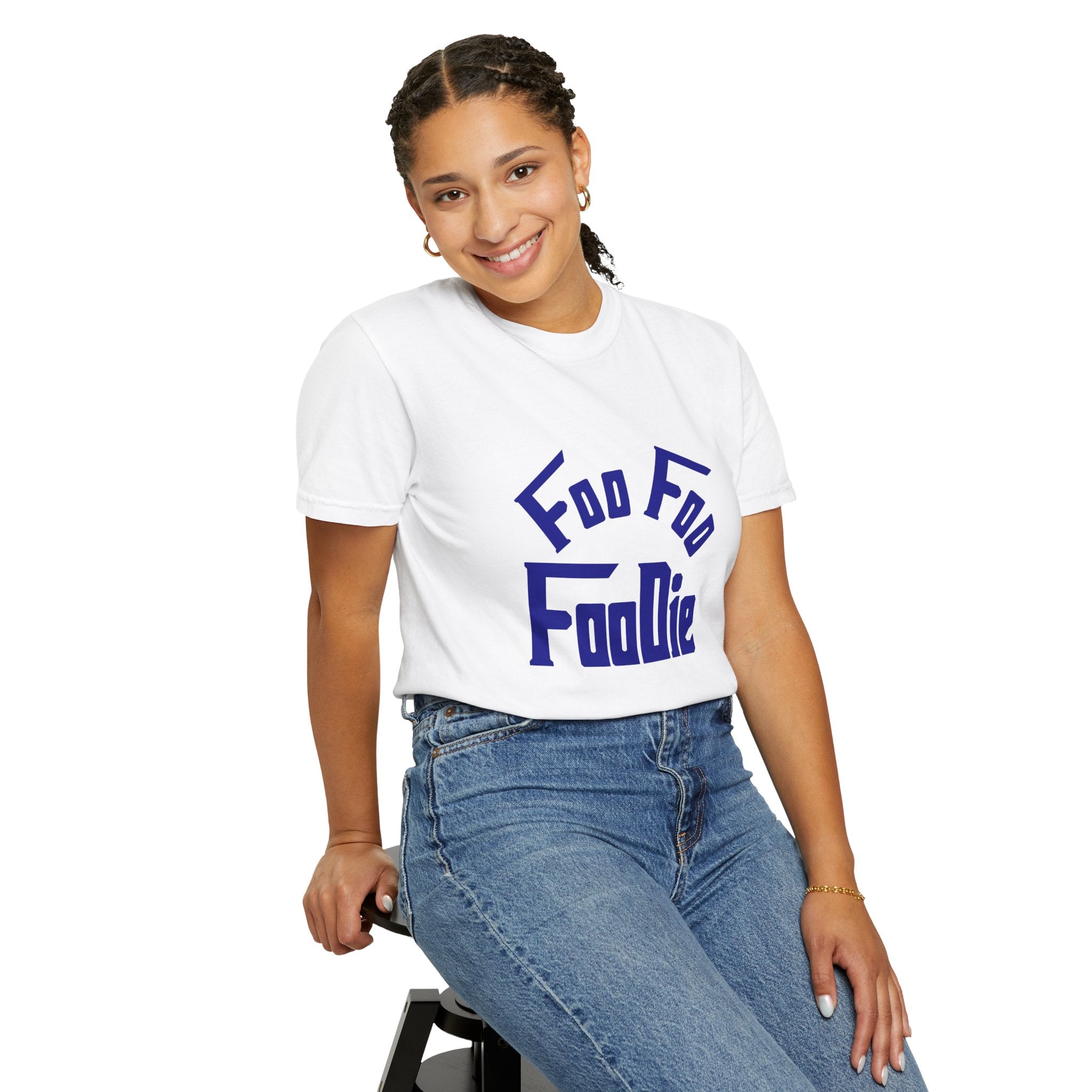 L.O.E.F FOO FOO FOODIE Unisex Tee shirt(Dark Blue)