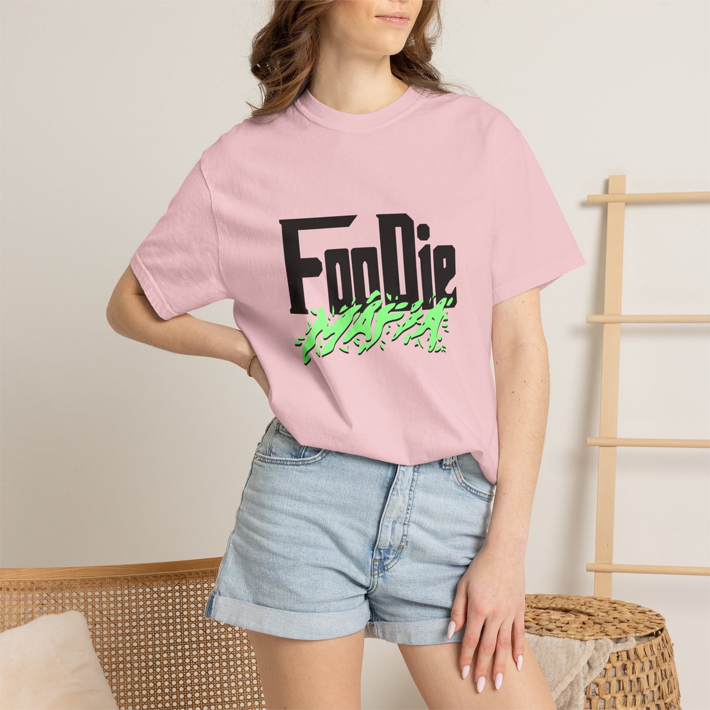 L.O.E.F Foodie Mafia Tee Shirt (Mint Green)