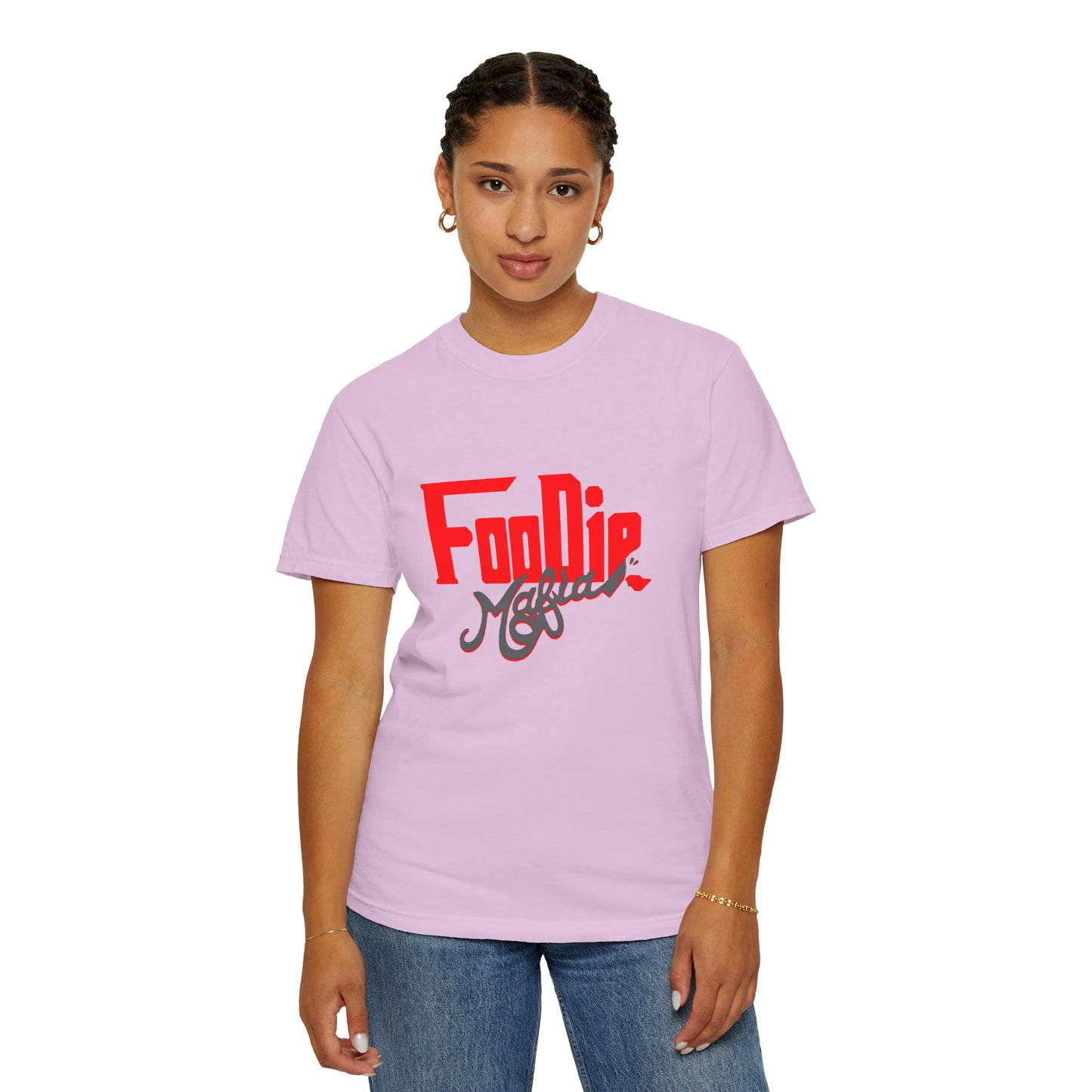 L.O.E.F Red Foodie Mafia Unisex Tee Shirt (Dark Grey)