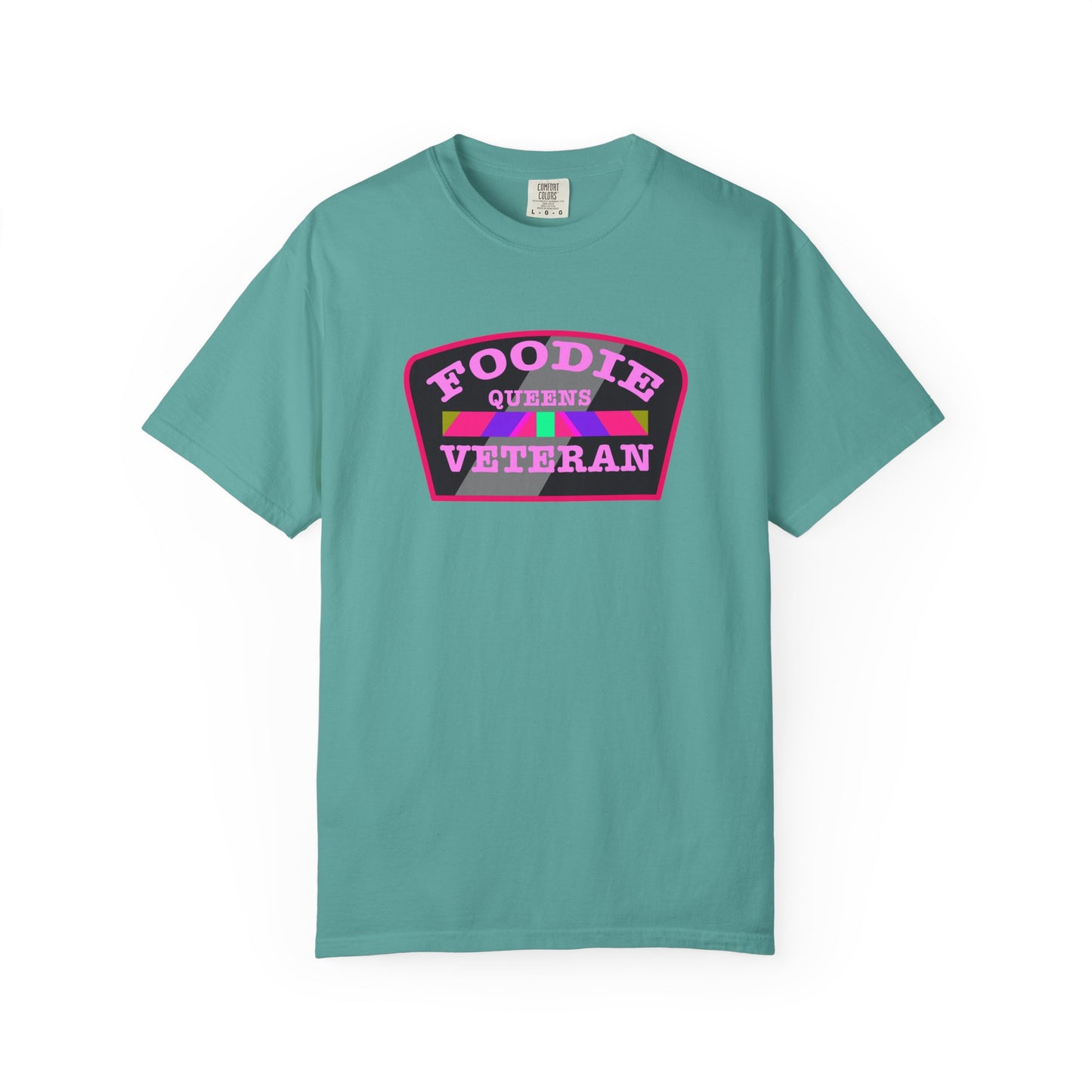 L.O.E.F Foodie Veteran QUEENS Unisex Tee Shirt (Pink)