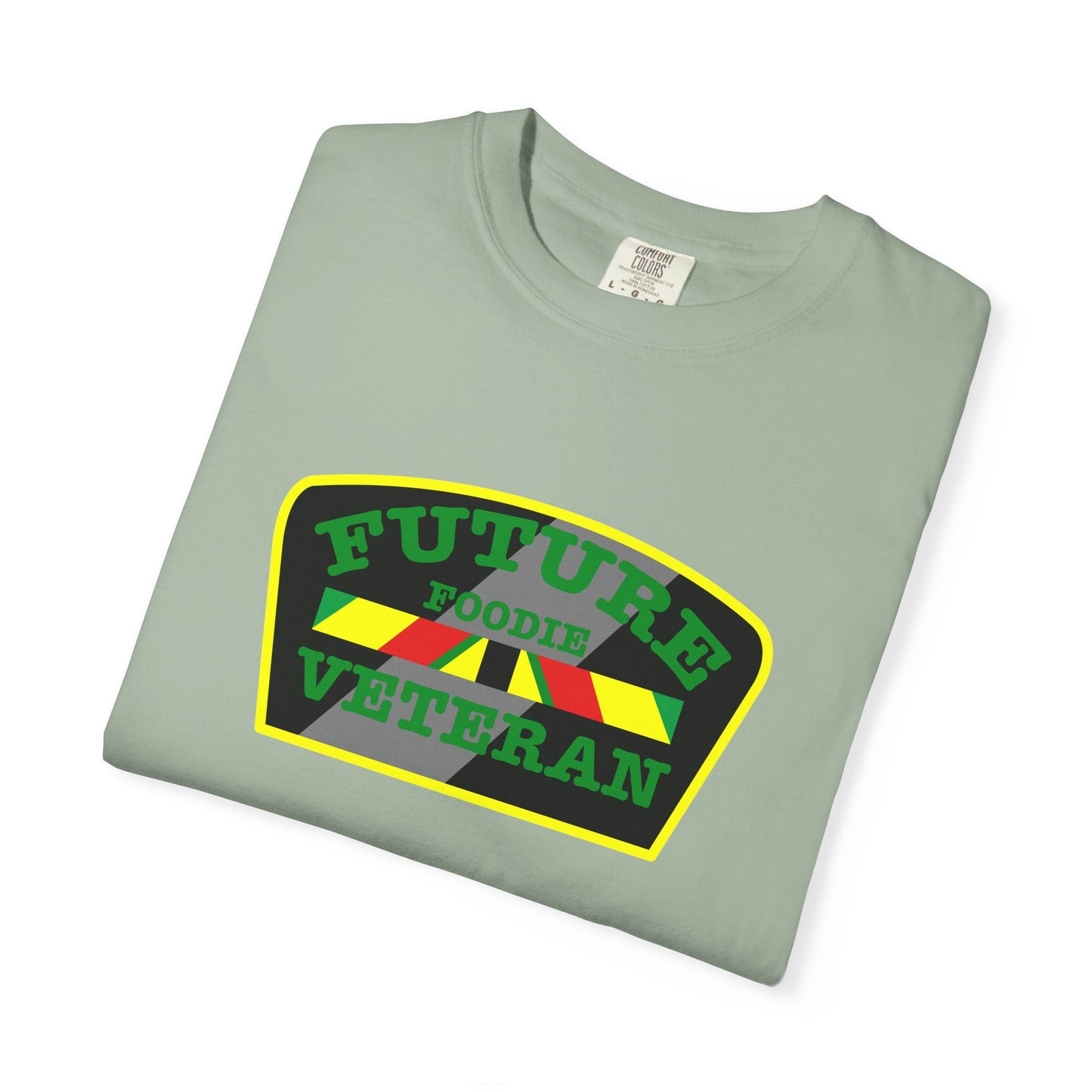 L.O.E.F Future Foodie Veteran Unisex Tee Shirt (Green)