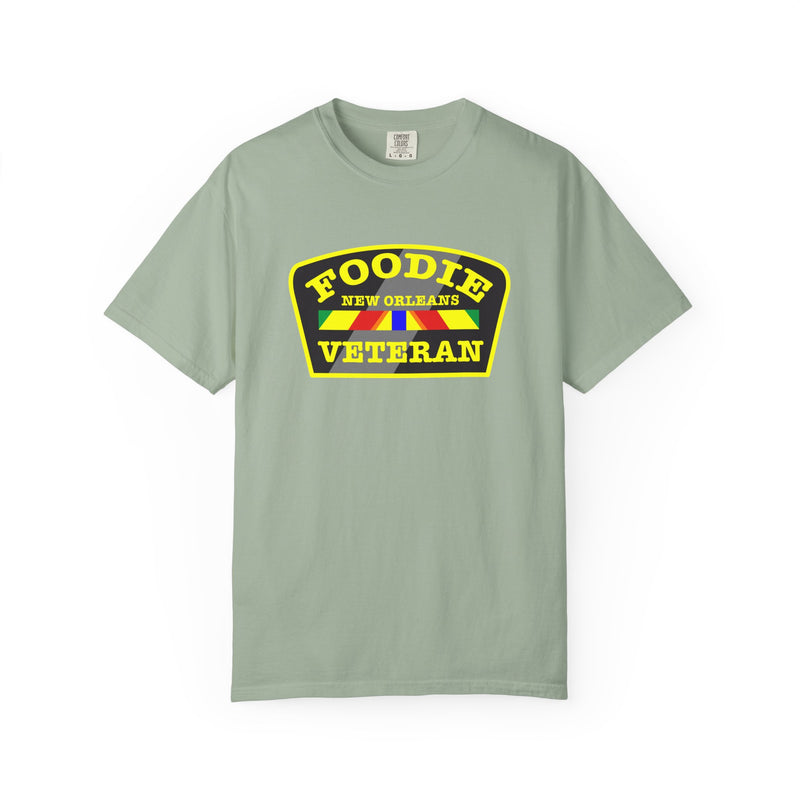 L.O.E.F Foodie Veteran NEW ORLEANS Unisex Tee Shirt (Yellow)