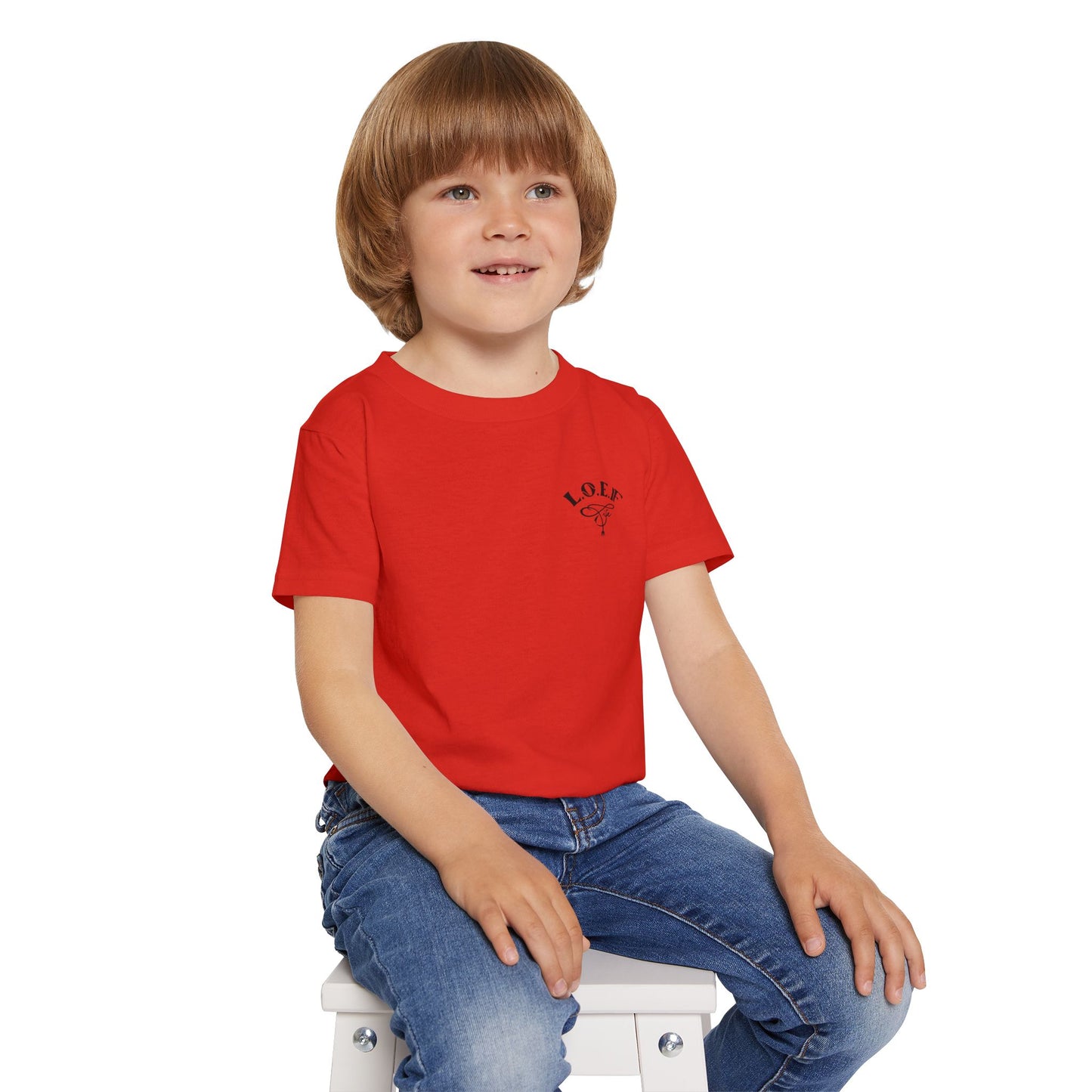 L.O.E.F Foodie 4Life Baby Tee Shirt (Sky Blue)