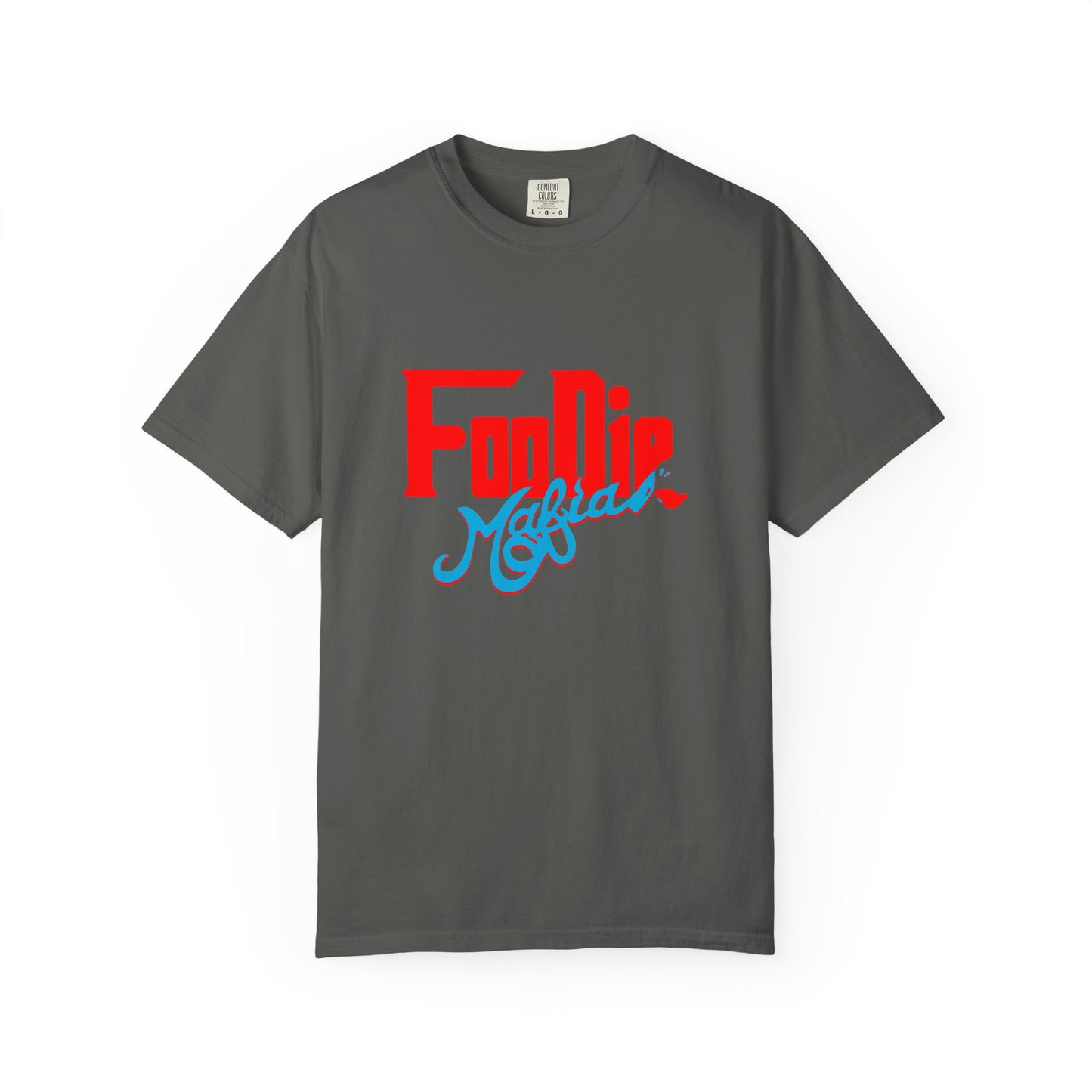 L.O.E.F Red Foodie Mafia Unisex Tee Shirt (Sky Blue)