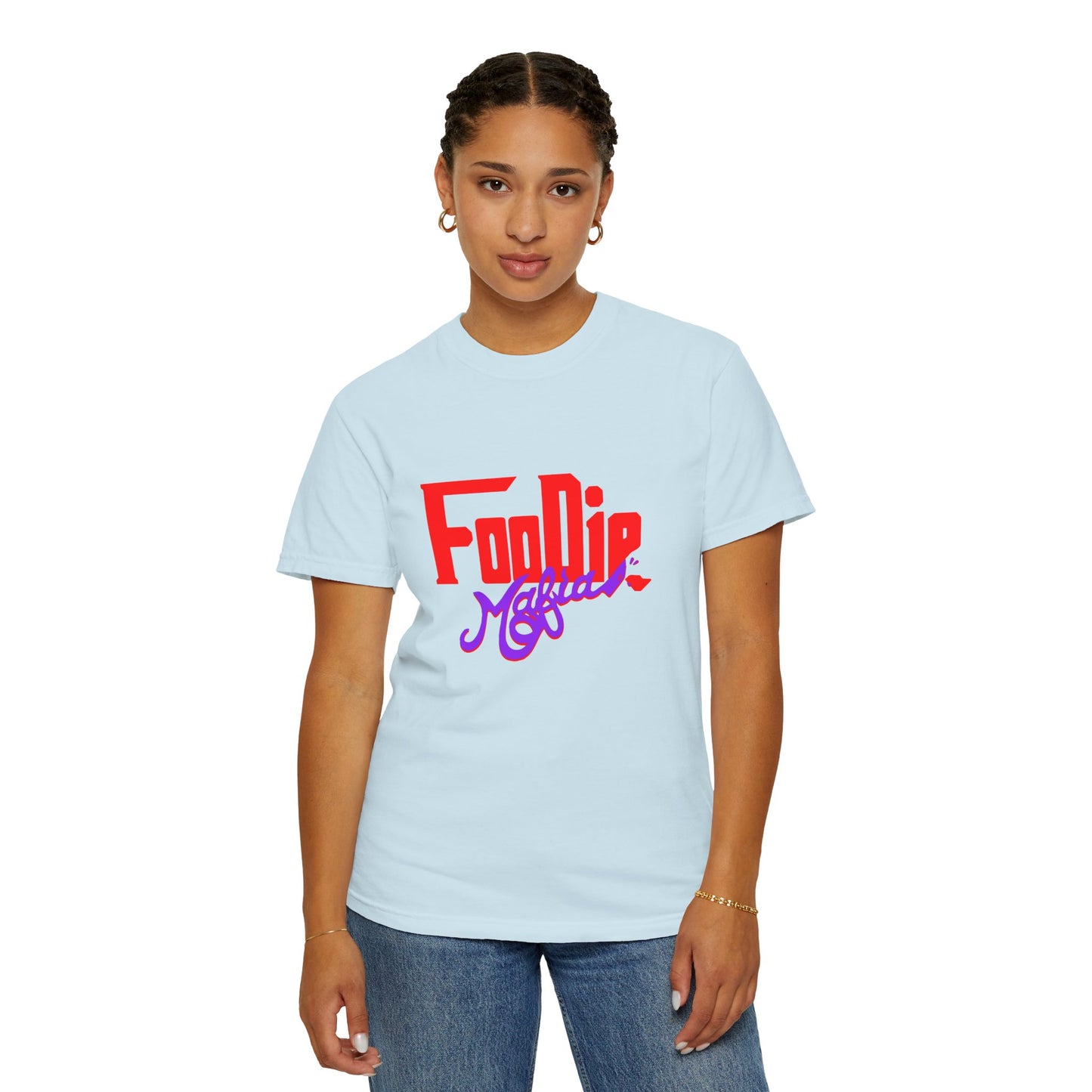 L.O.E.F Red Foodie Mafia Unisex Tee Shirt (Purple)