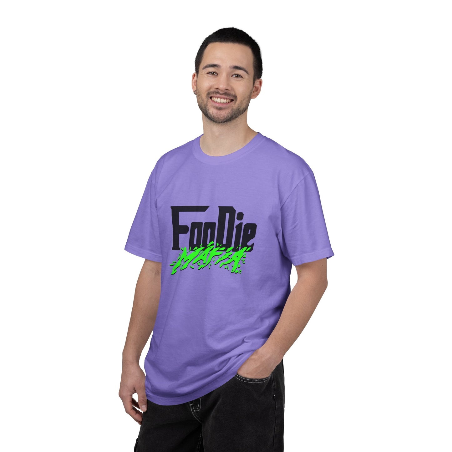 L.O.E.F Foodie Mafia Tee Shirt (Neon Green)