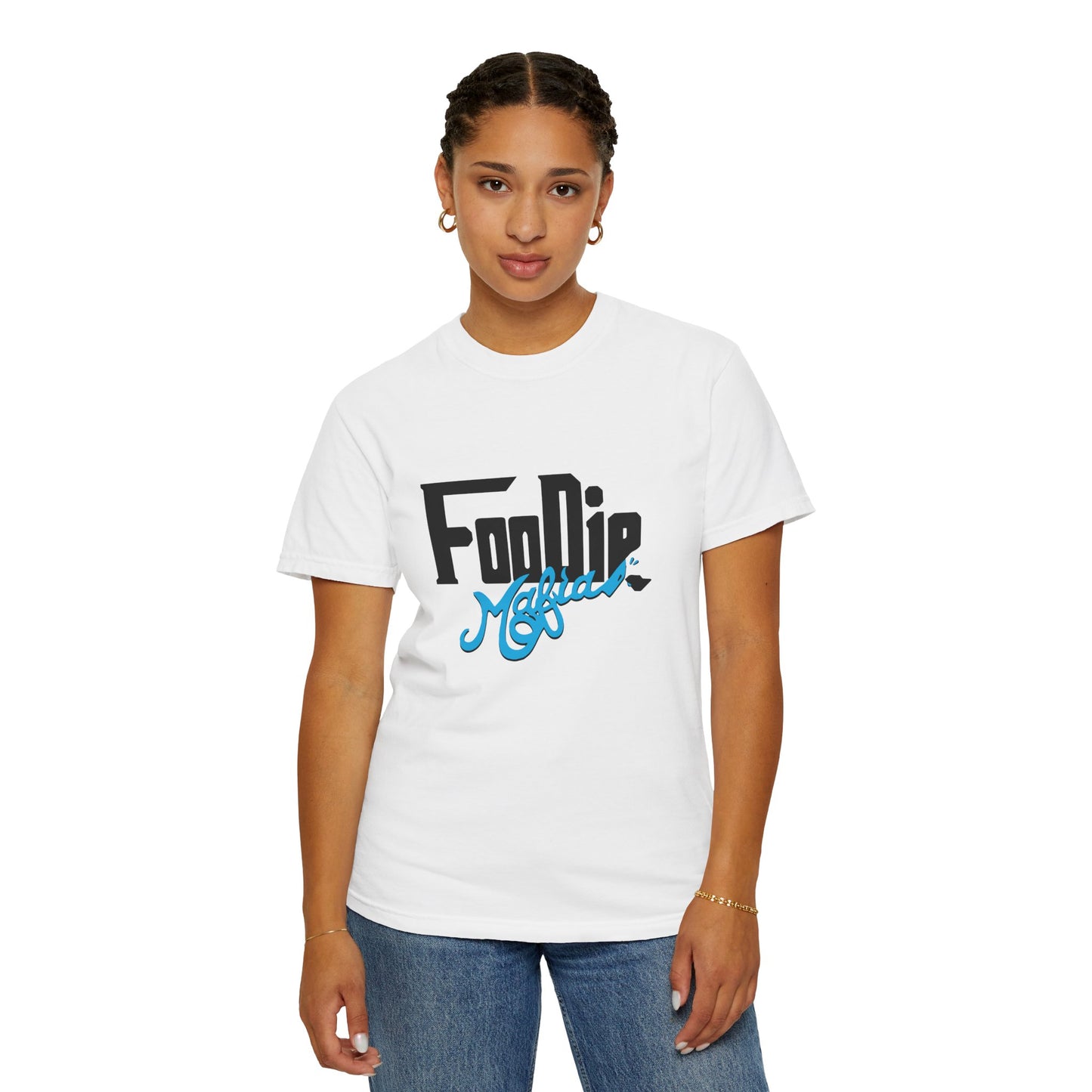 L.O.E.F Foodie Mafia Unisex Tee Shirt (Apricot)