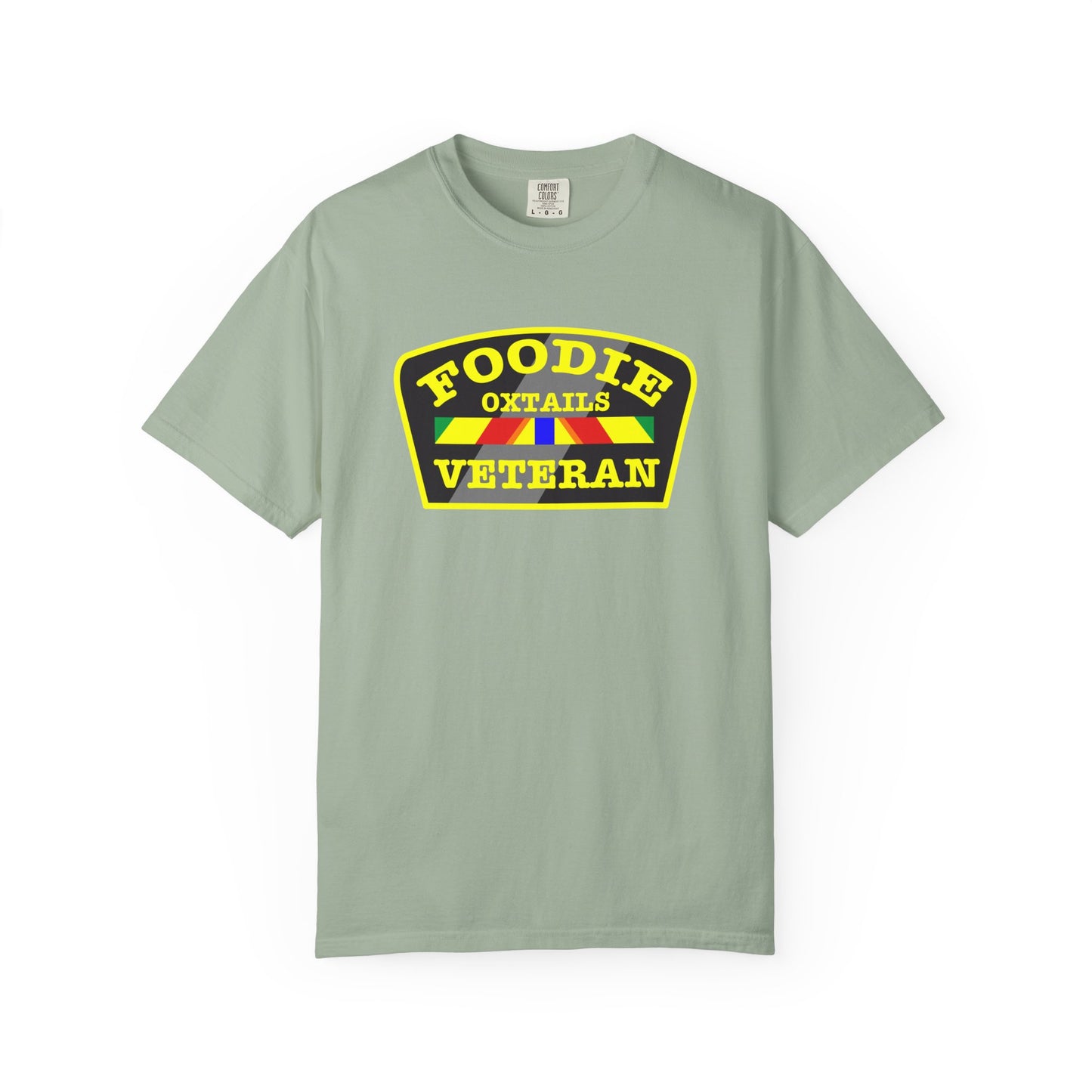 L.O.E.F Foodie Veteran OXTAILS Unisex Tee Shirt (Yellow)