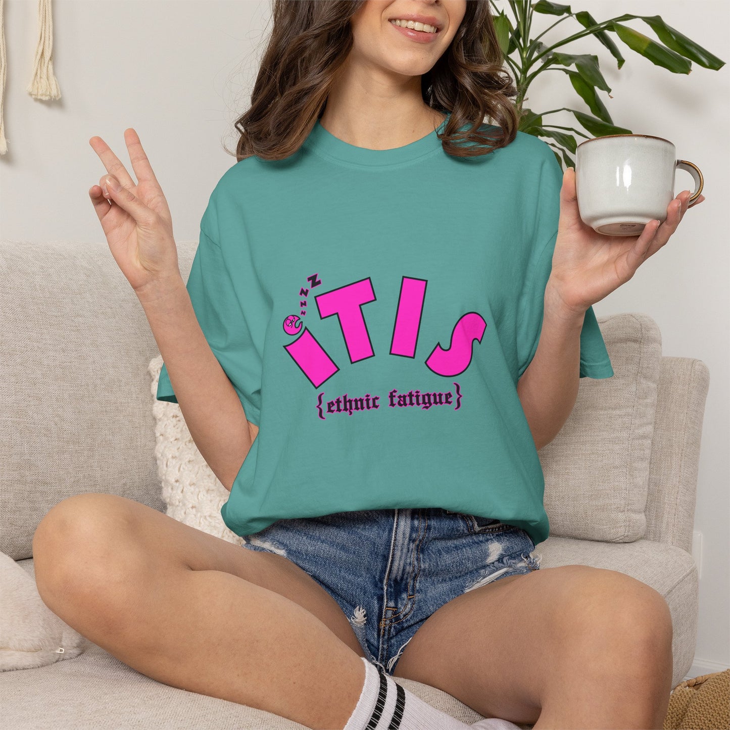 L.O.E.F ITIS Unisex Tee shirt (Pink)
