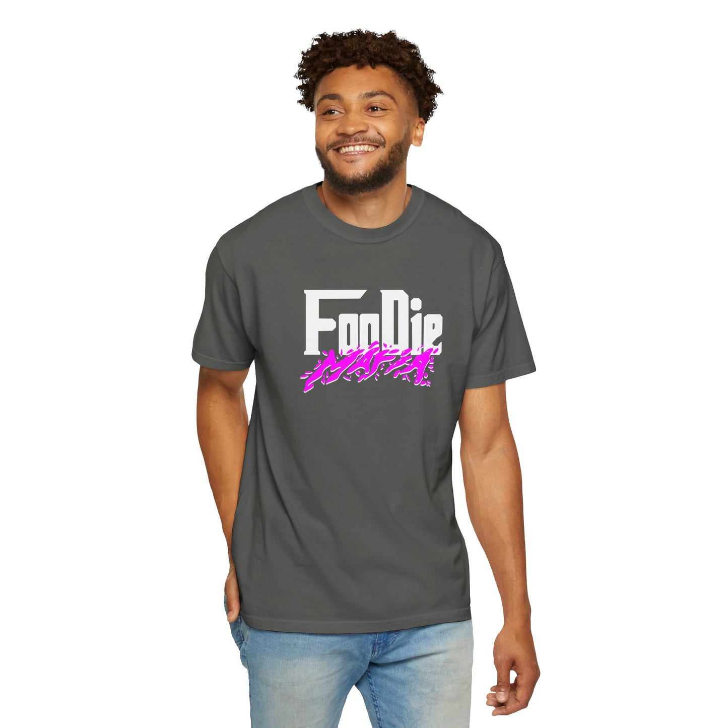 L.O.E.F Foodie Mafia Unisex Tee Shirt  (Purple)